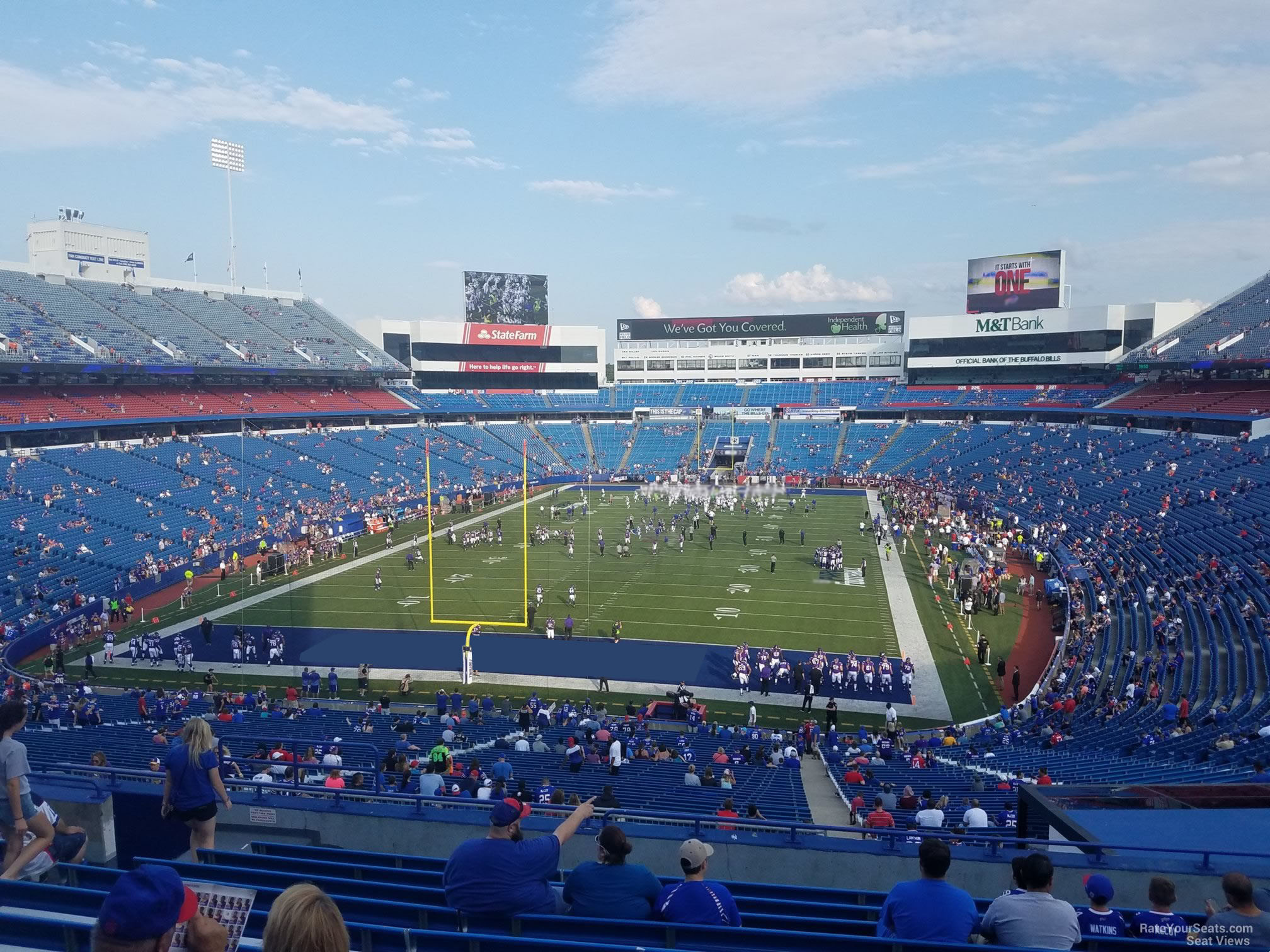 section 243, row 12 seat view  for football - highmark stadium