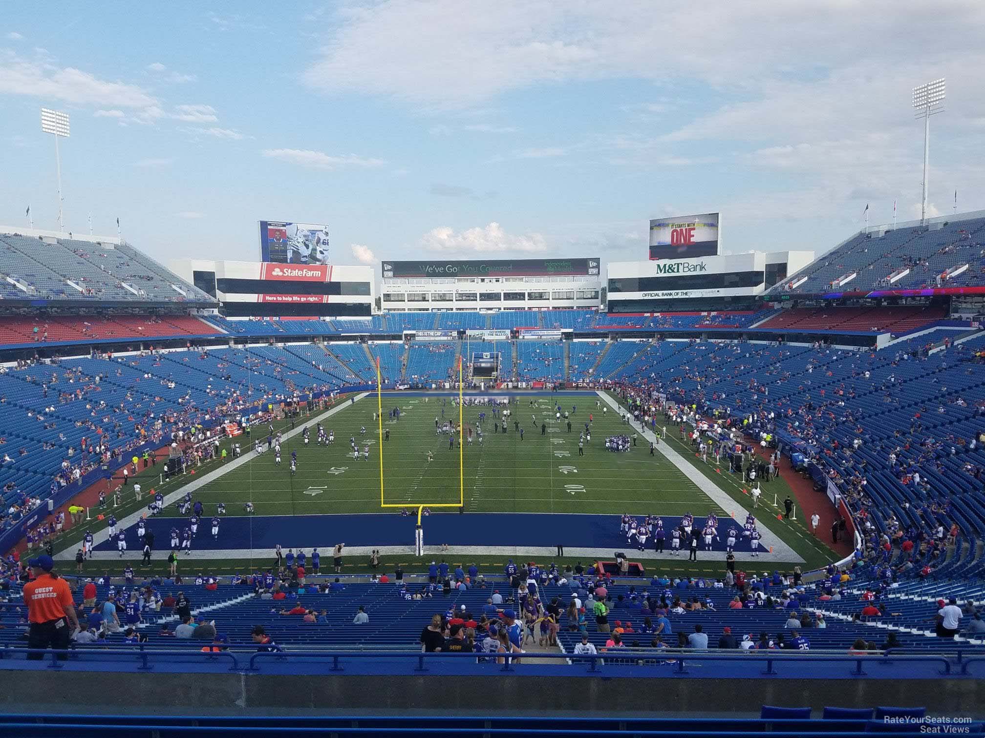 section 244, row 12 seat view  - highmark stadium