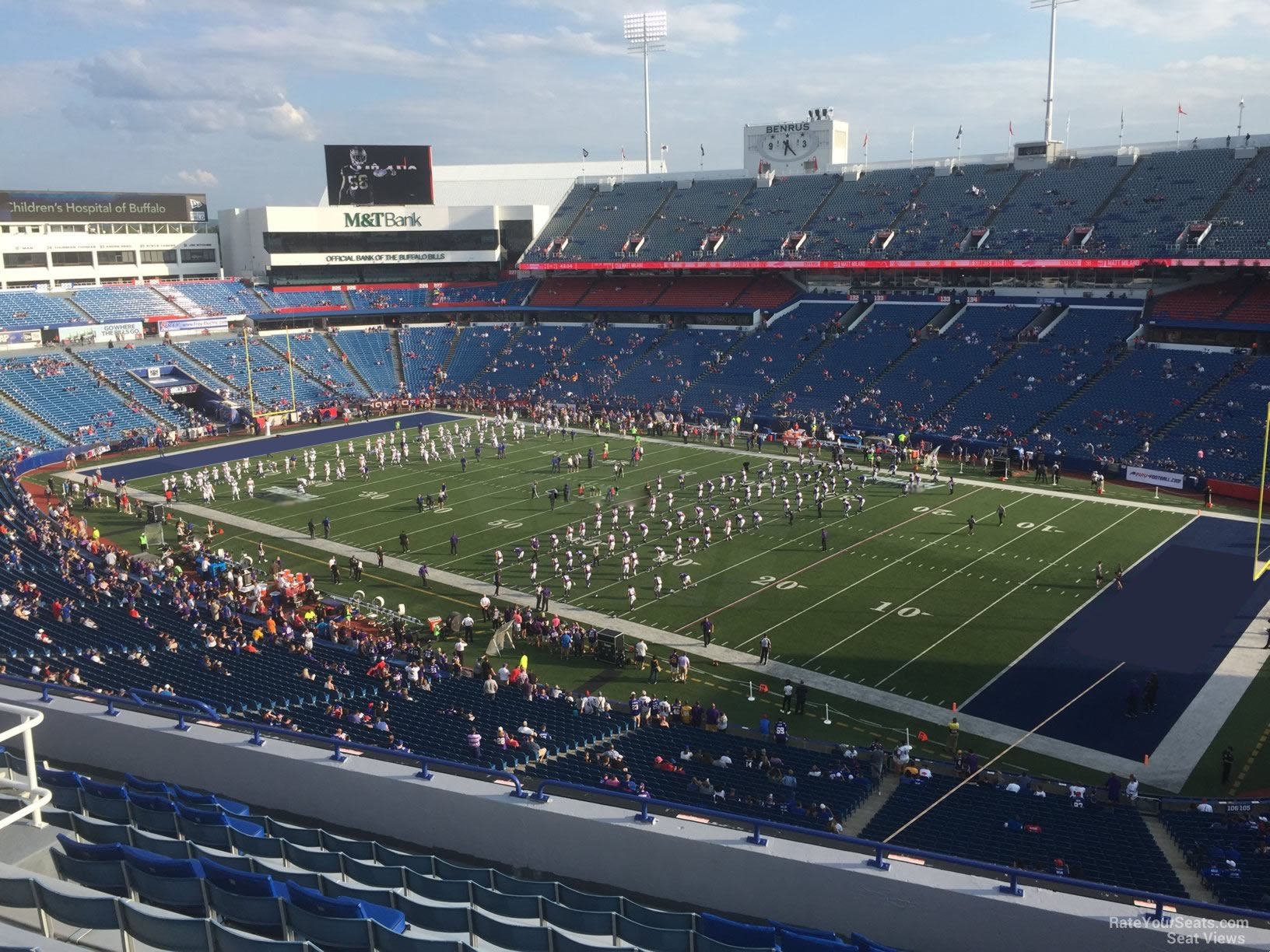section 307, row 11 seat view  for football - highmark stadium