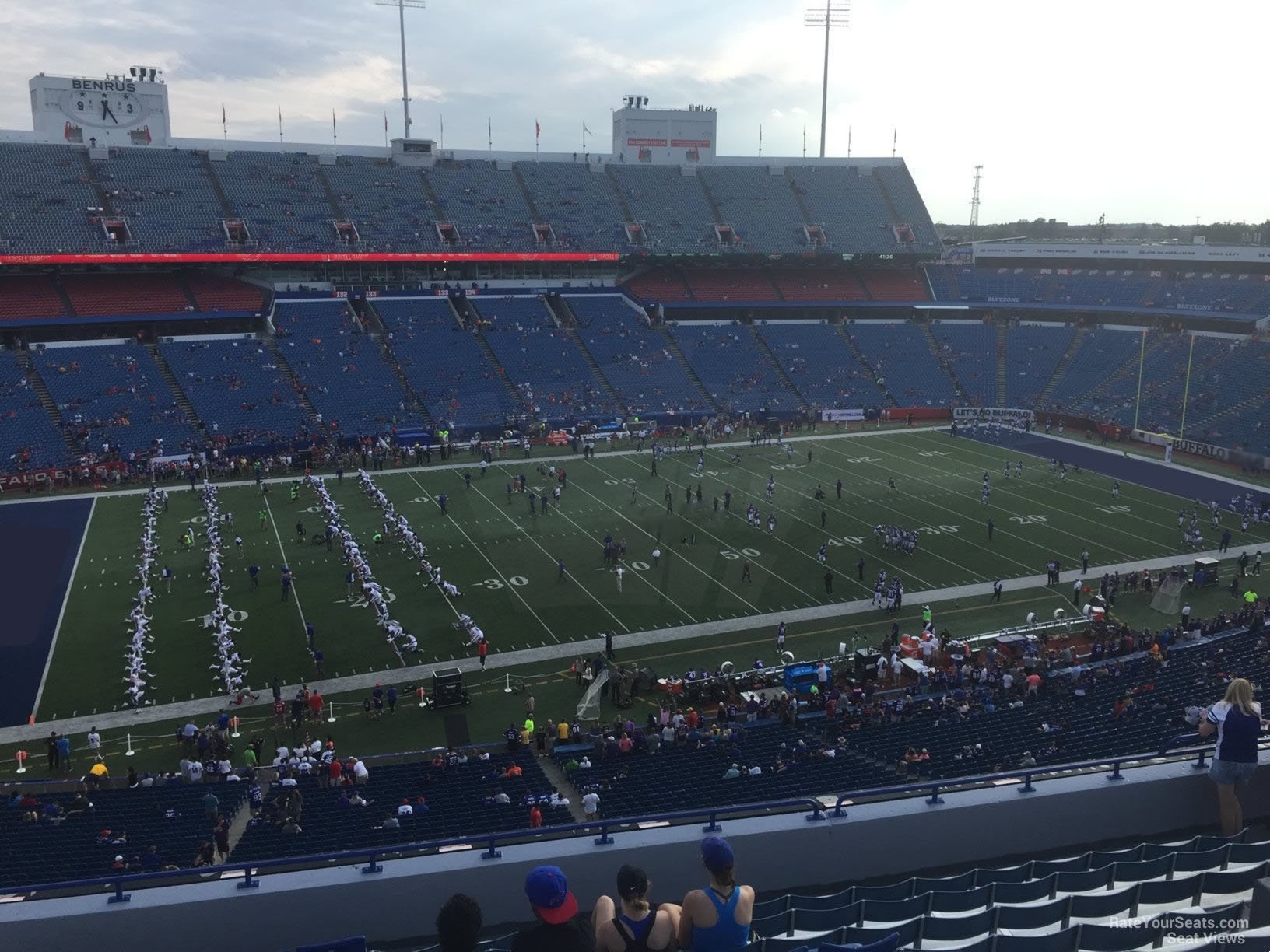 section 314, row 11 seat view  for football - highmark stadium
