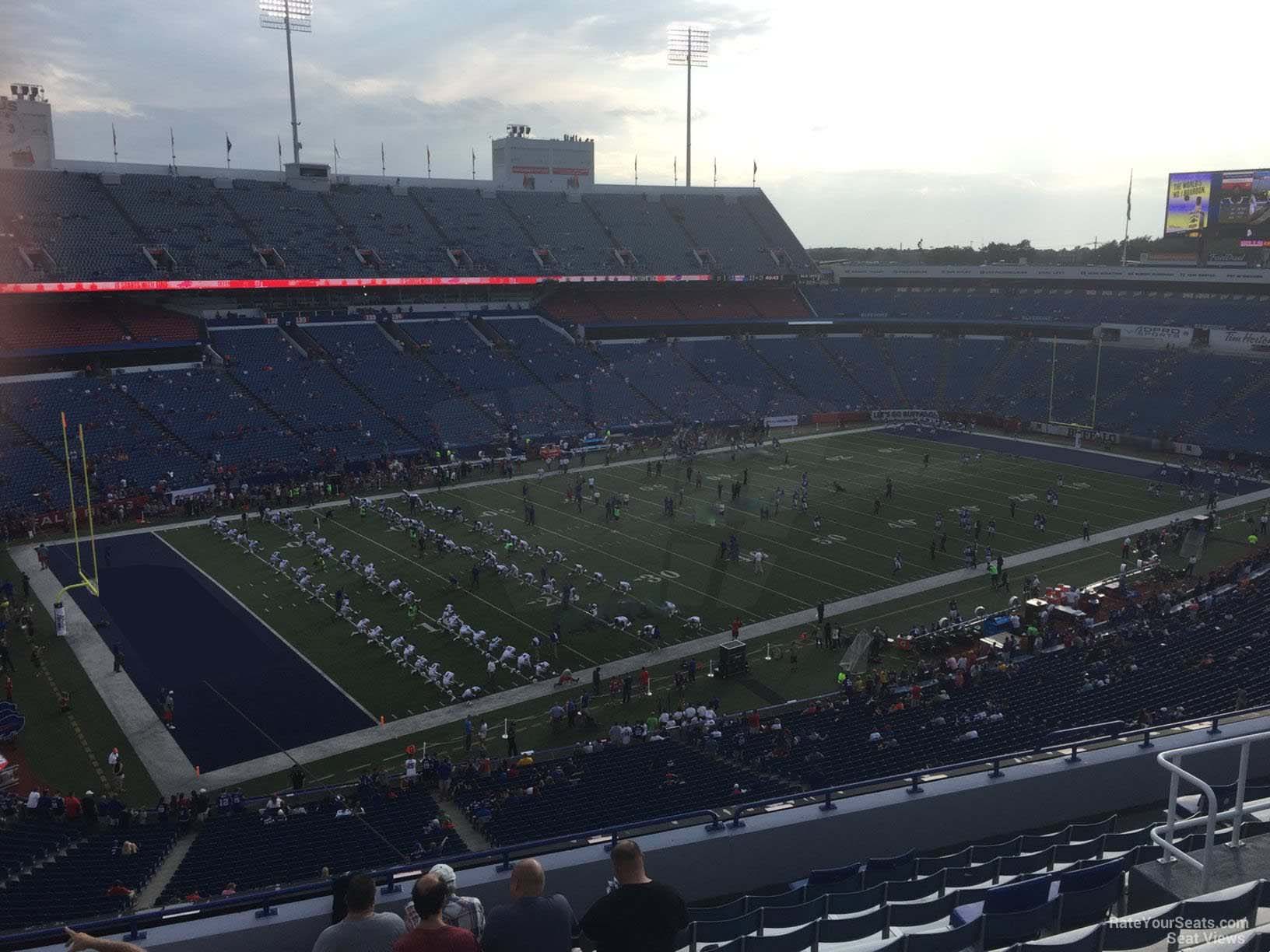 section 316, row 11 seat view  - highmark stadium