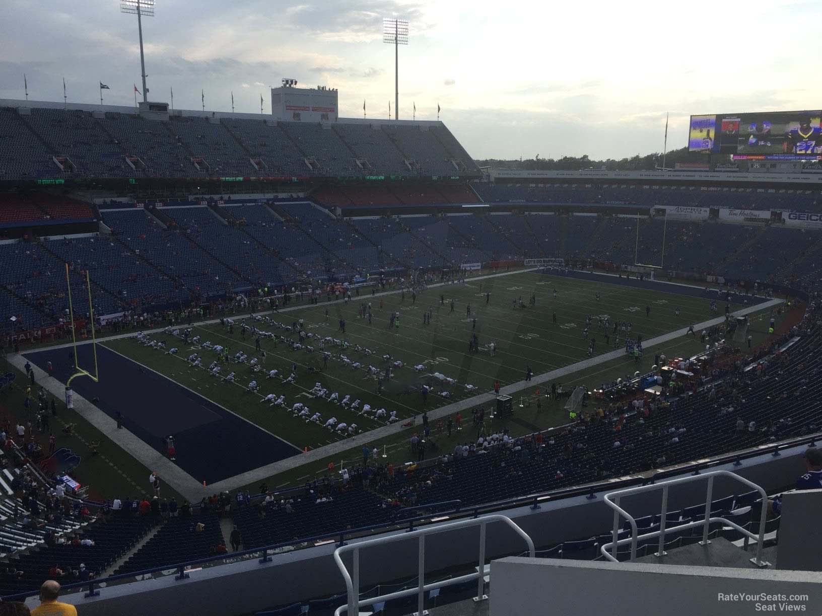 section 317, row 11 seat view  for football - highmark stadium