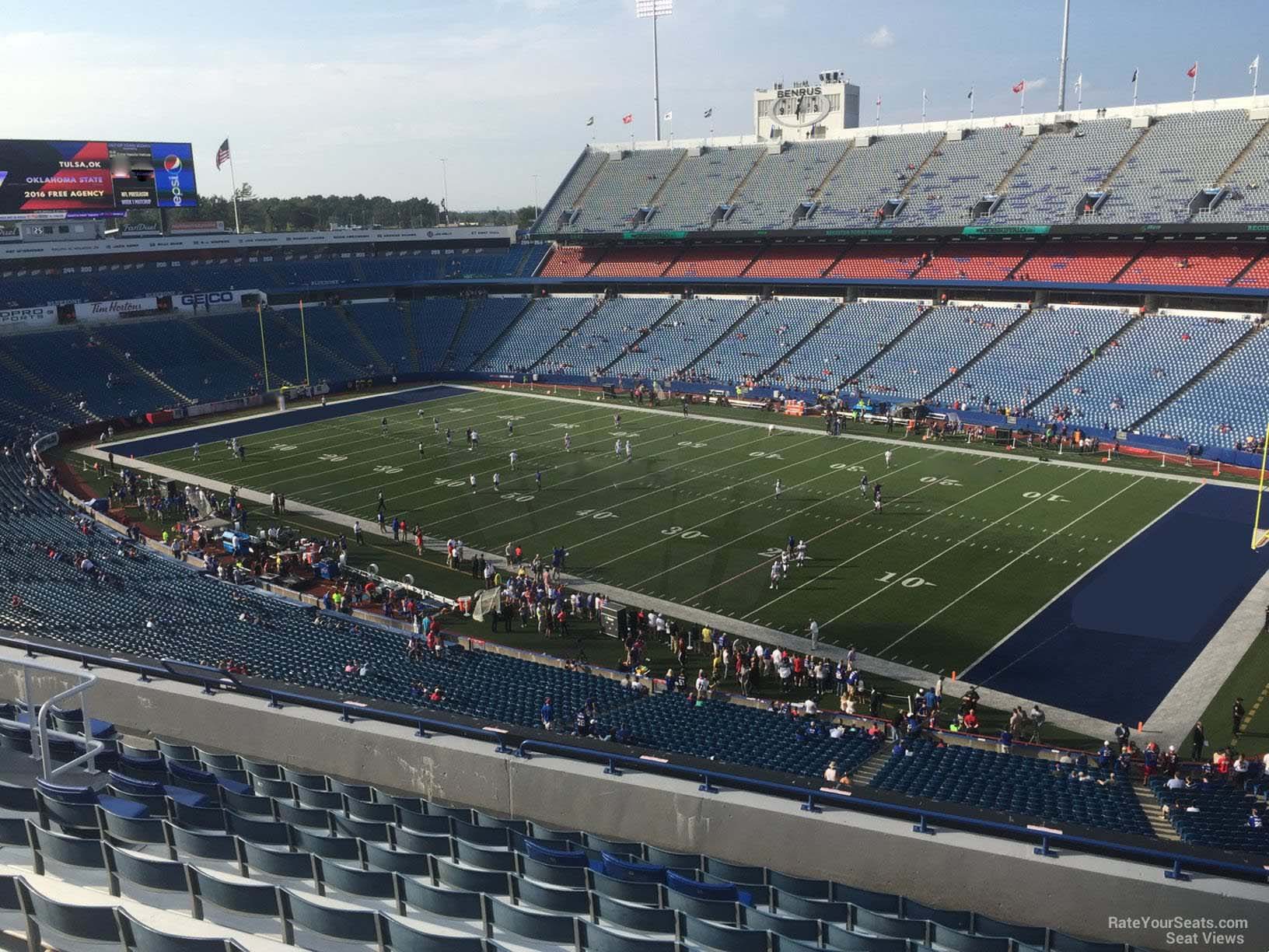 section 329, row 11 seat view  - highmark stadium