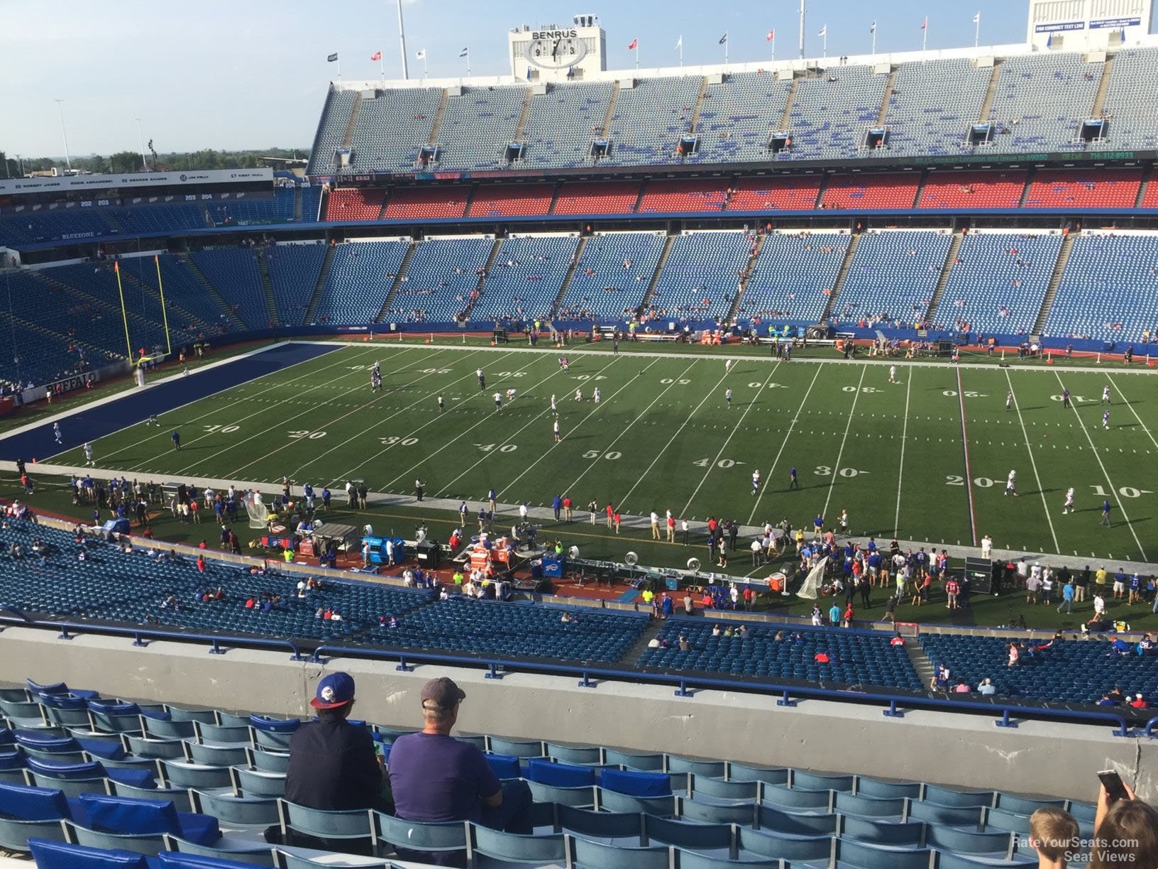 section 332, row 11 seat view  for football - highmark stadium