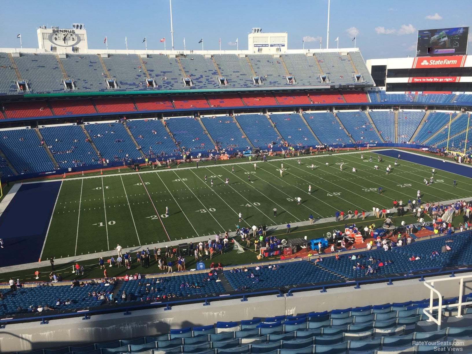 section 336, row 11 seat view  for football - highmark stadium