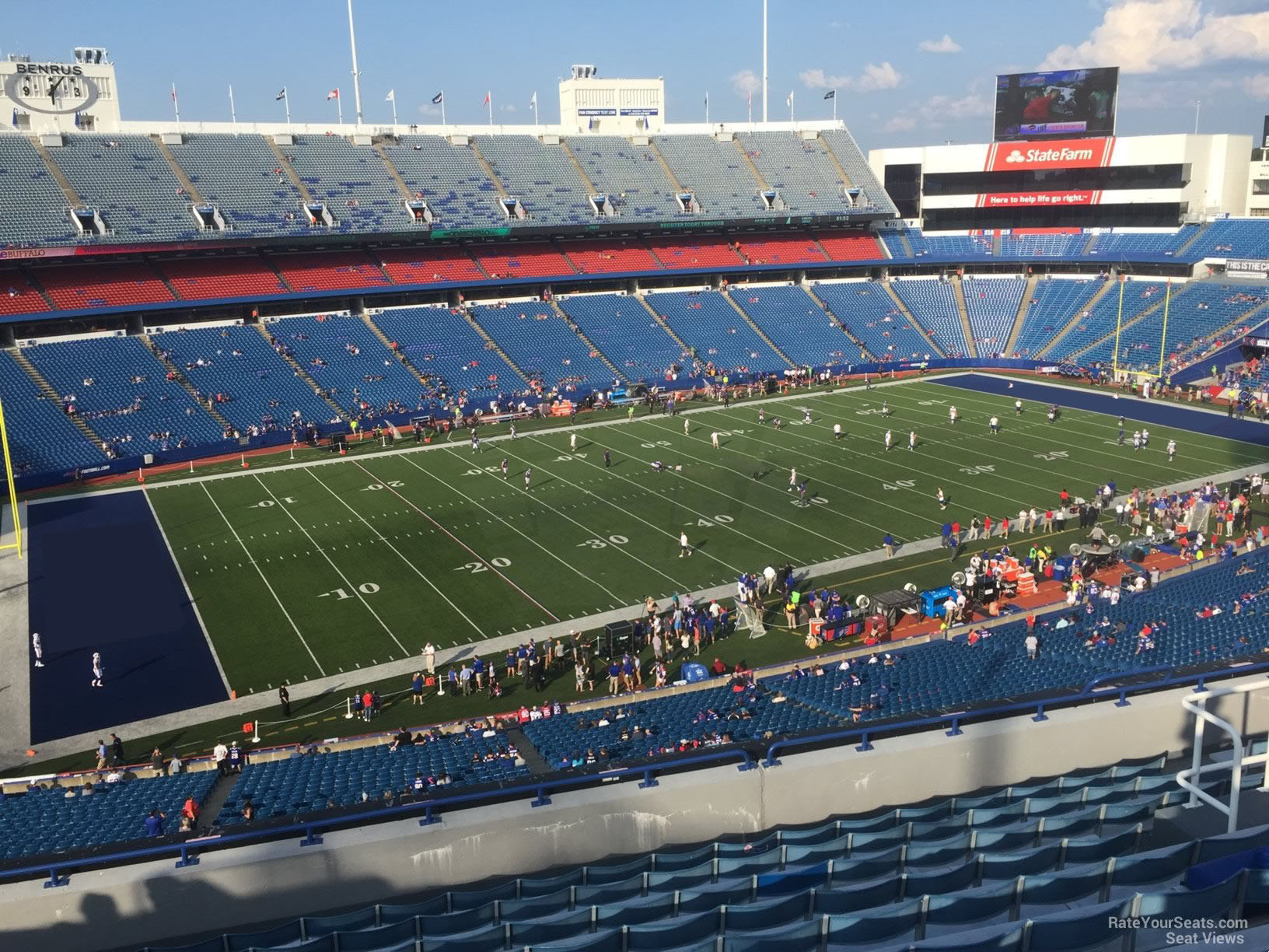 section 337, row 11 seat view  for football - highmark stadium