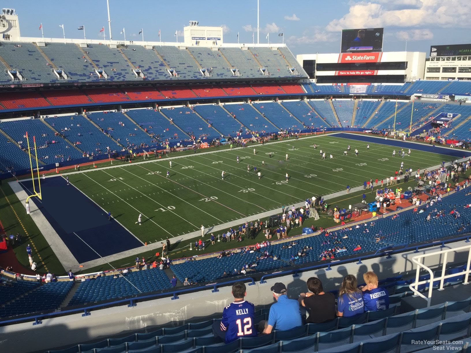 section 338, row 11 seat view  for football - highmark stadium