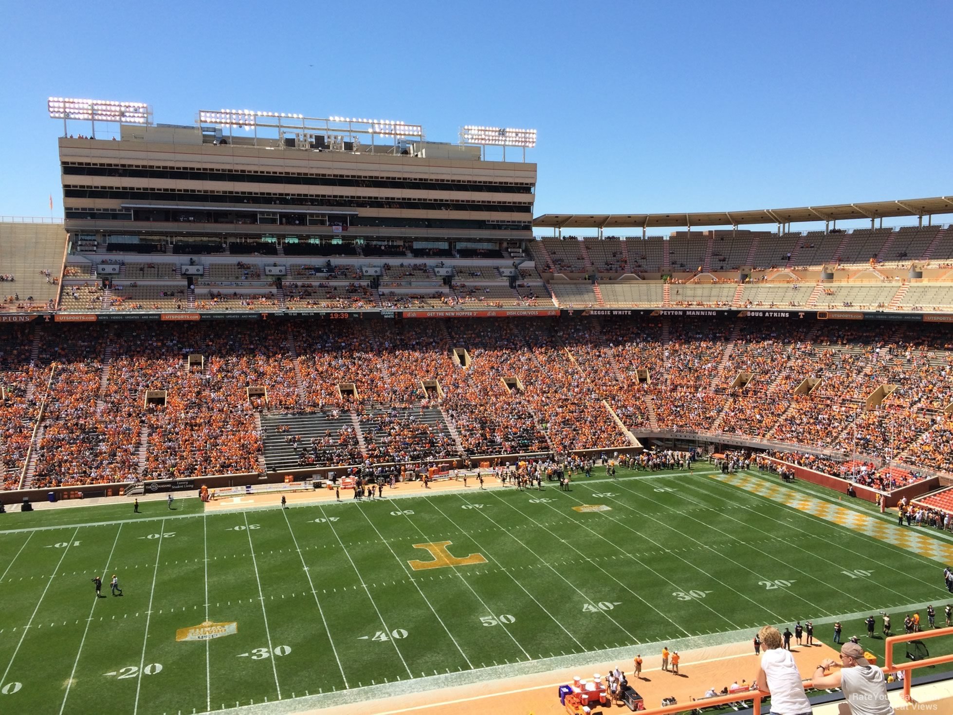 section ee seat view  - neyland stadium