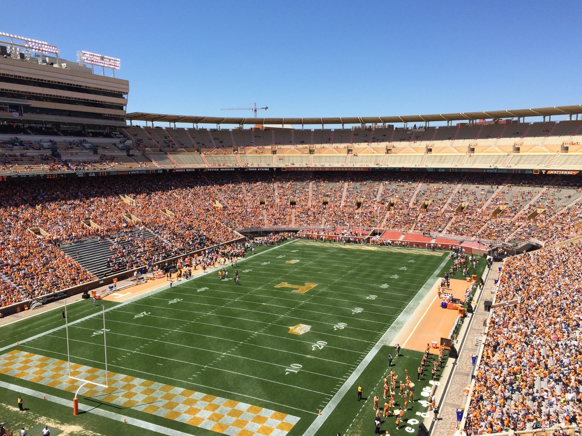 section ii, row 10 seat view  - neyland stadium