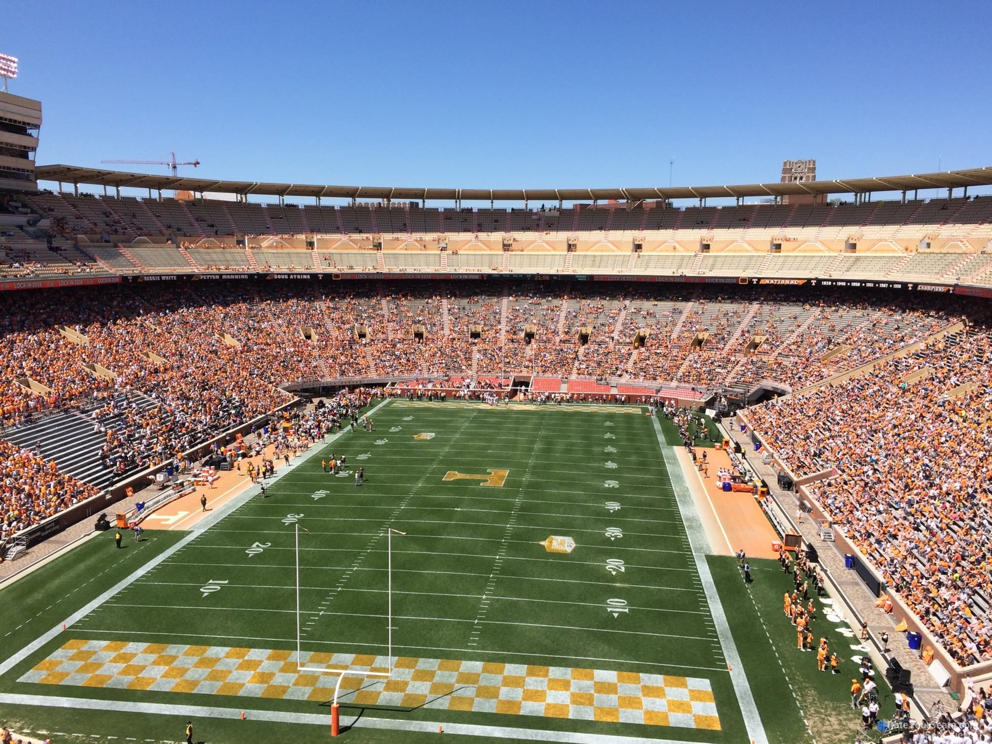 section kk, row 10 seat view  - neyland stadium