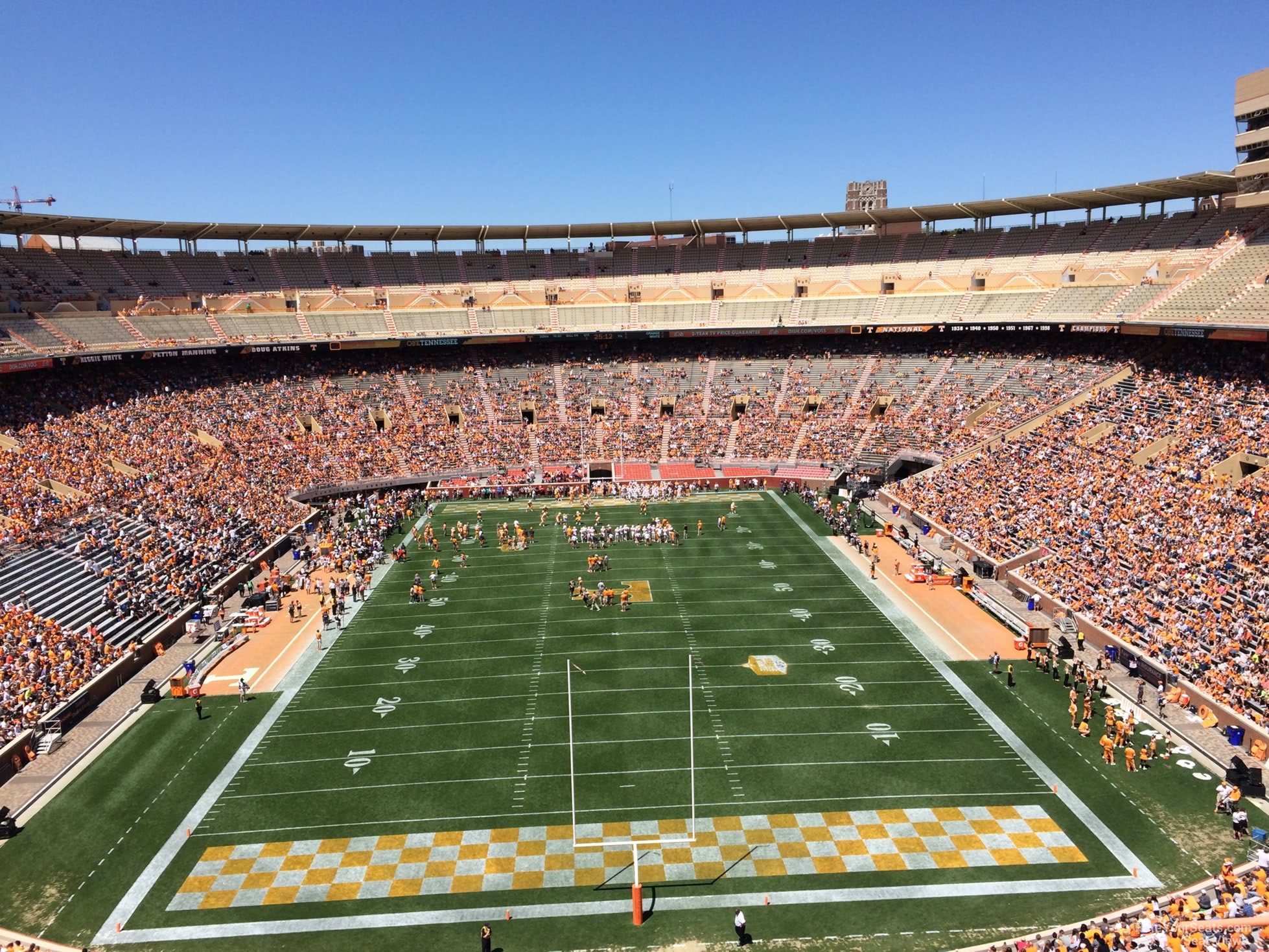 section ll, row 10 seat view  - neyland stadium