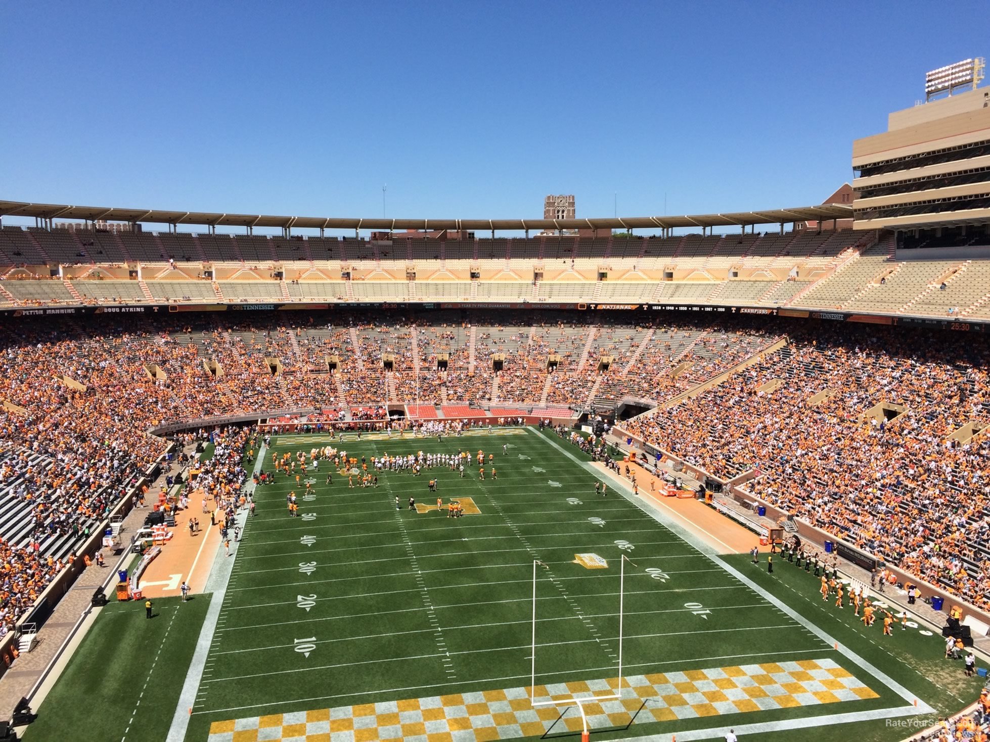 section mm, row 10 seat view  - neyland stadium