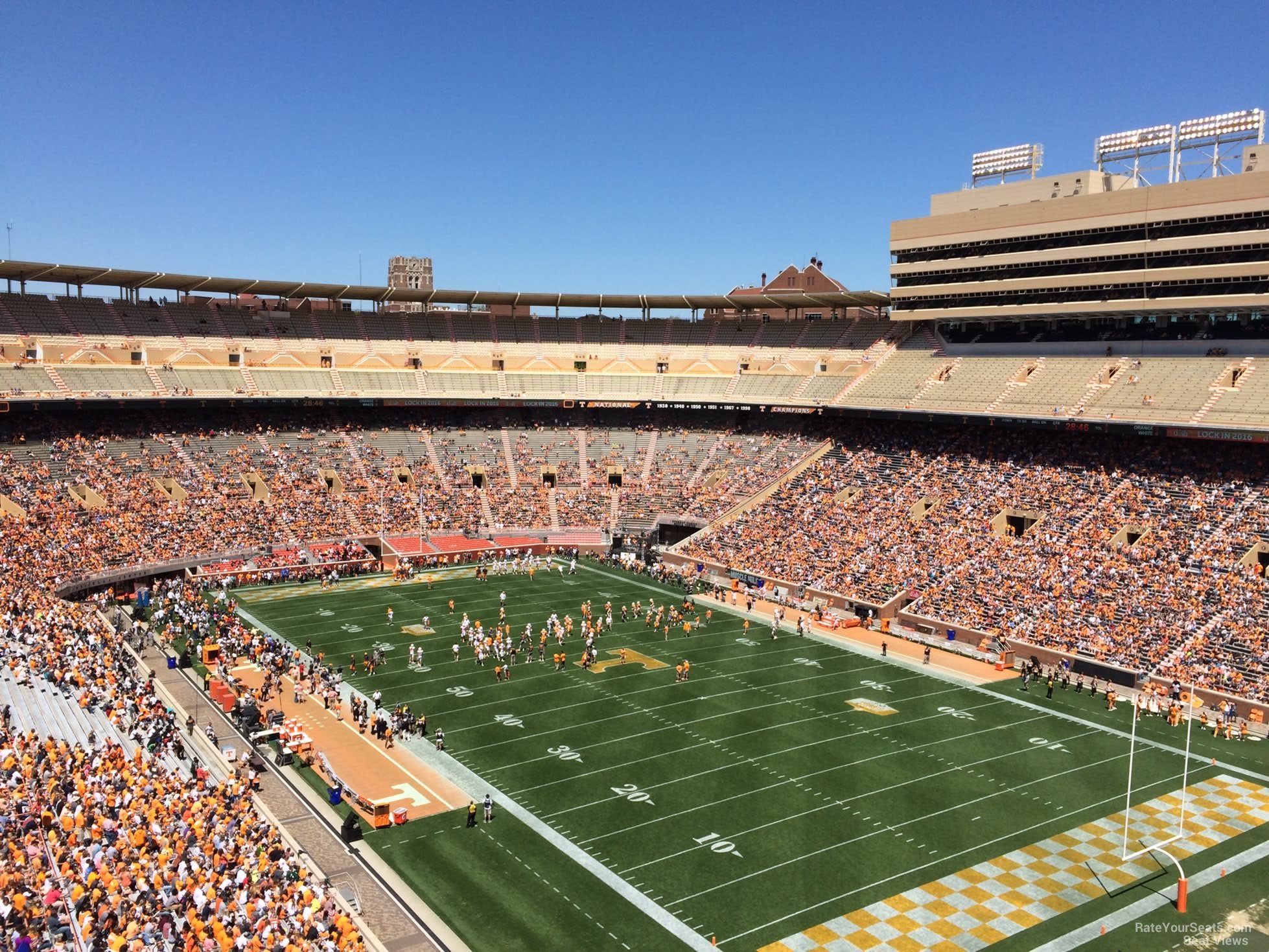 section pp, row 10 seat view  - neyland stadium