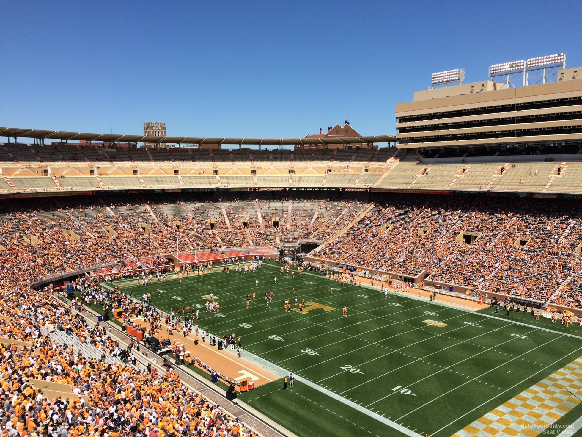 section qq, row 10 seat view  - neyland stadium