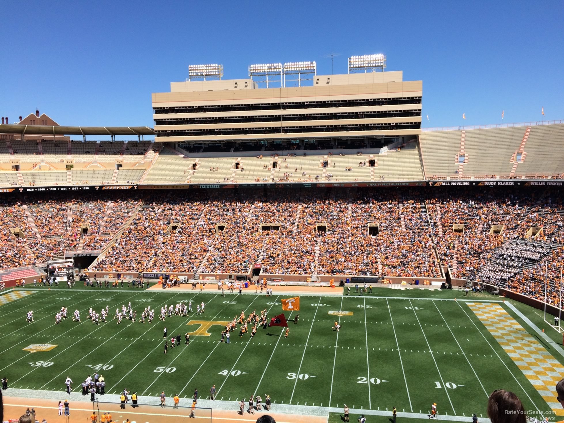 section t2 seat view  - neyland stadium