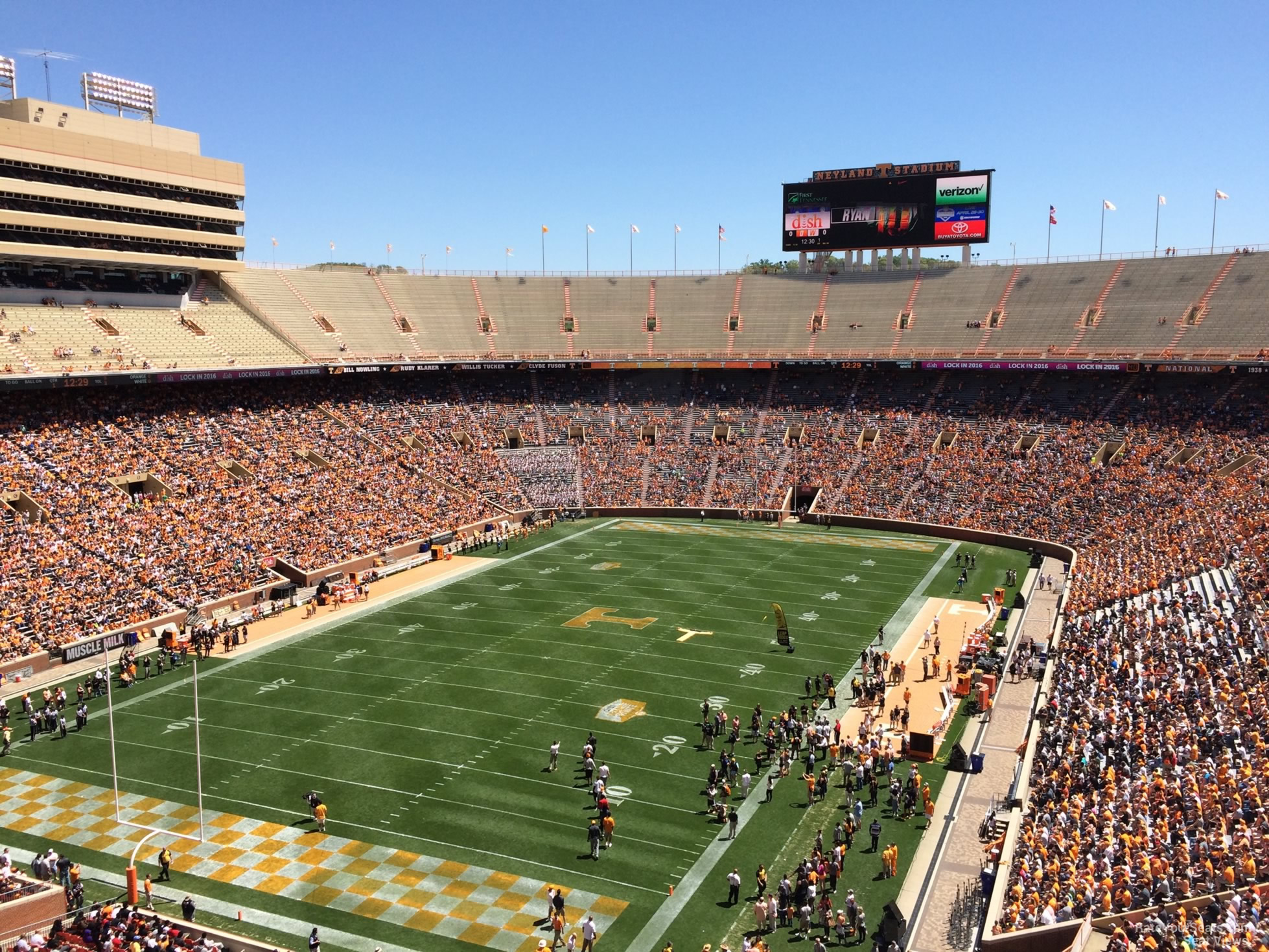 section xx5, row 10 seat view  - neyland stadium