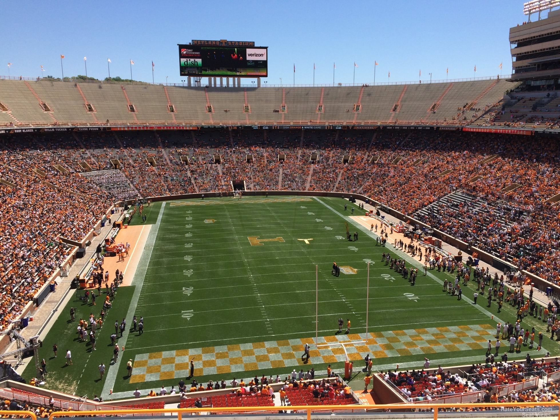 Tennessee Neyland Stadium Seating Chart