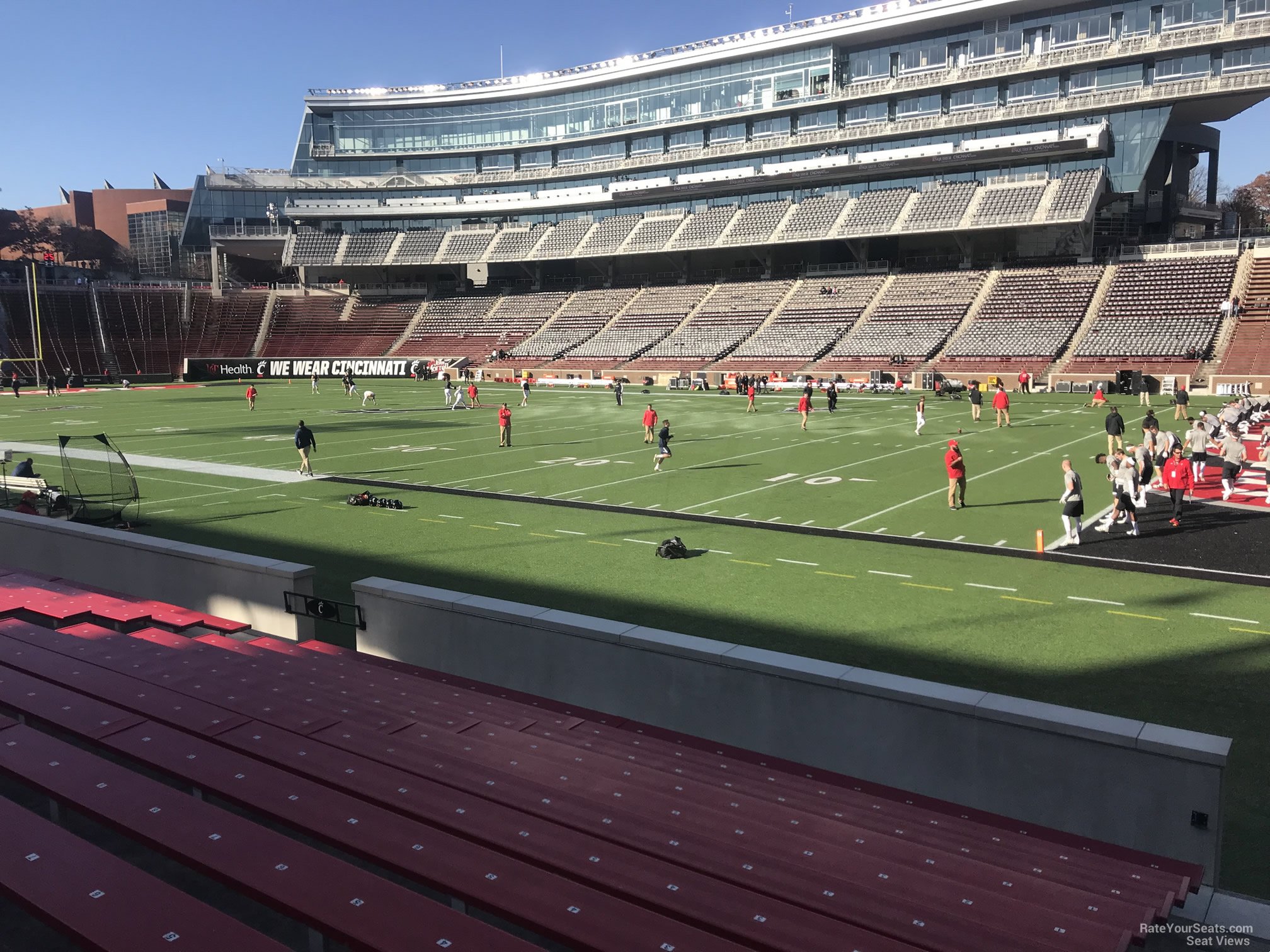 section 102, row 15 seat view  - nippert stadium