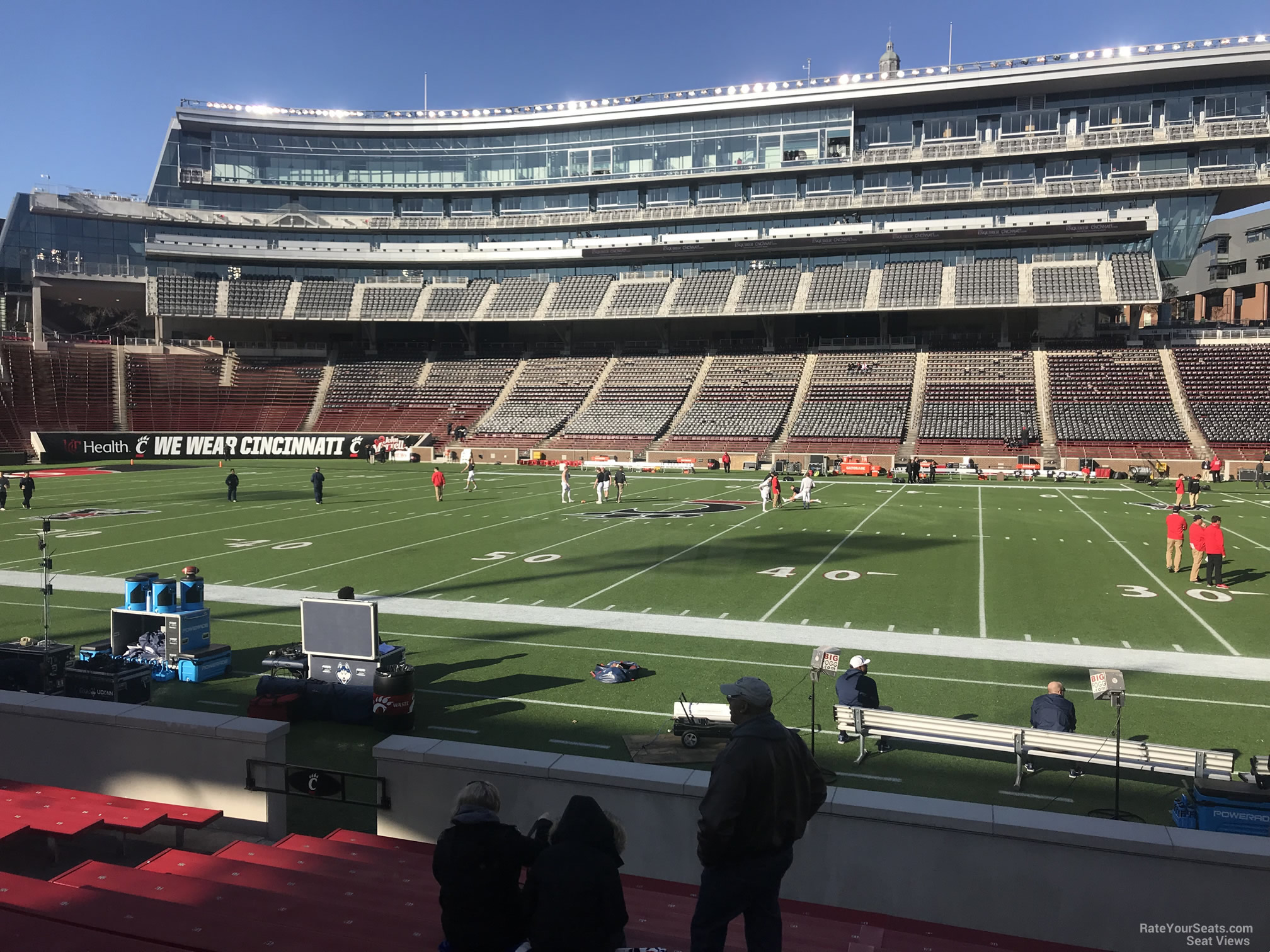 section 105, row 15 seat view  - nippert stadium