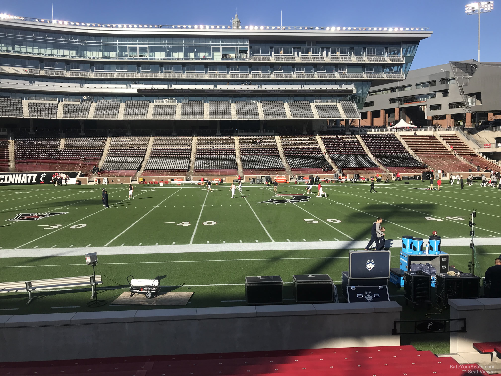 section 107, row 15 seat view  - nippert stadium