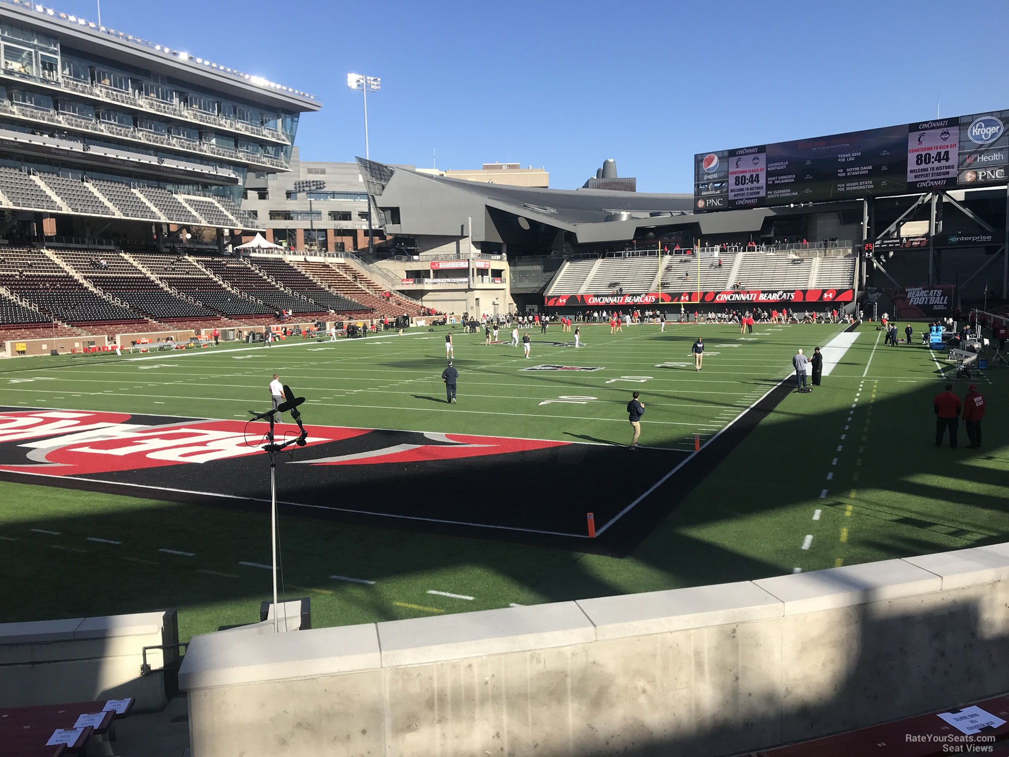 section 112, row 15 seat view  - nippert stadium