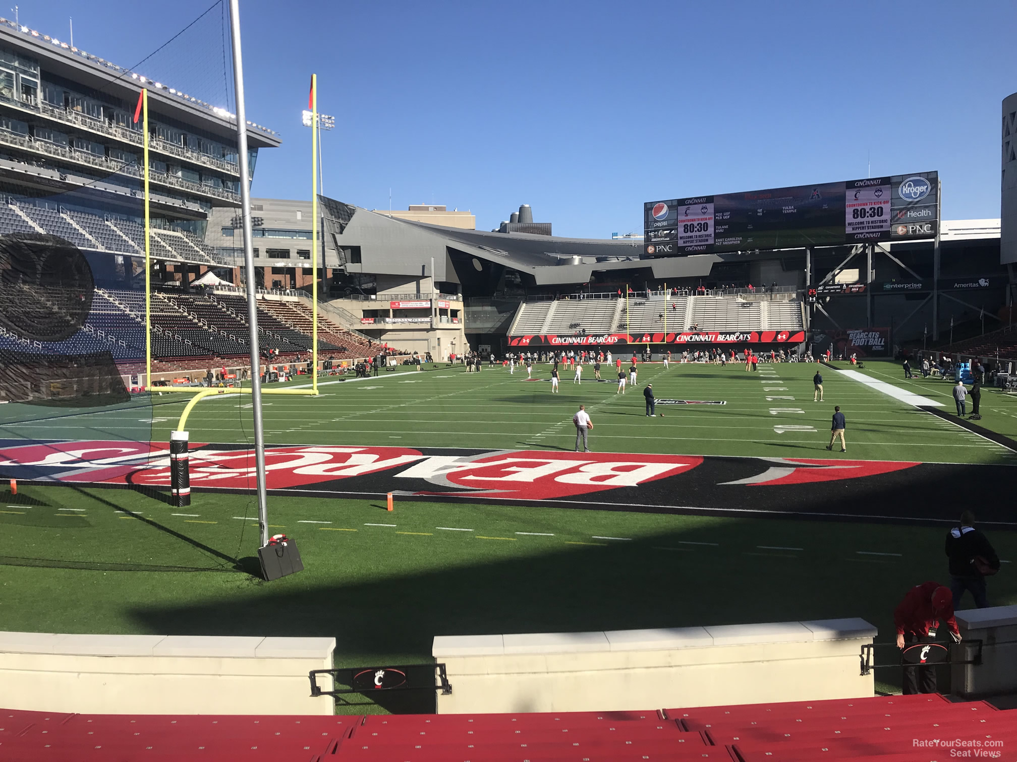 section 113, row 15 seat view  - nippert stadium