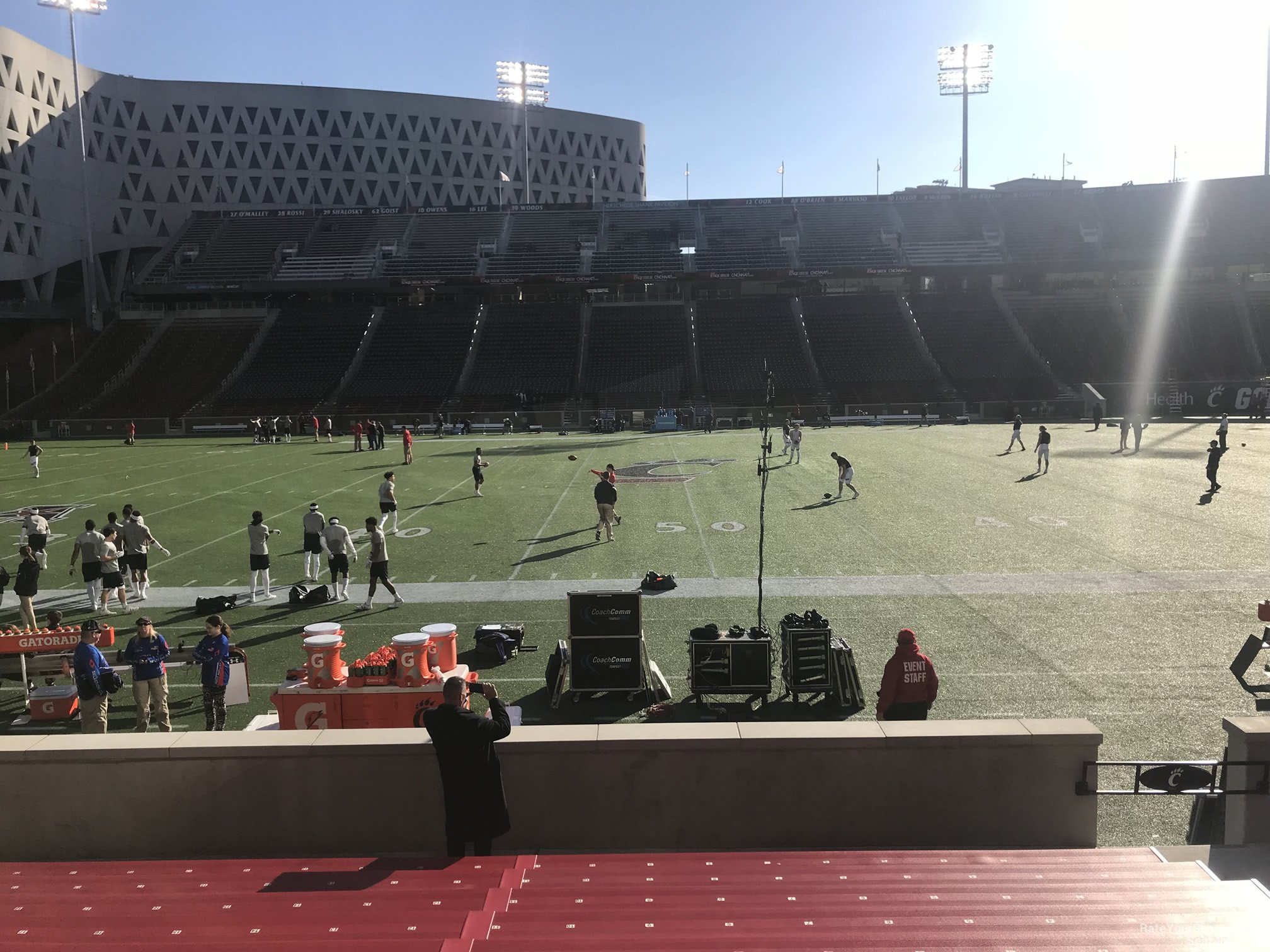 section 122, row 15 seat view  - nippert stadium