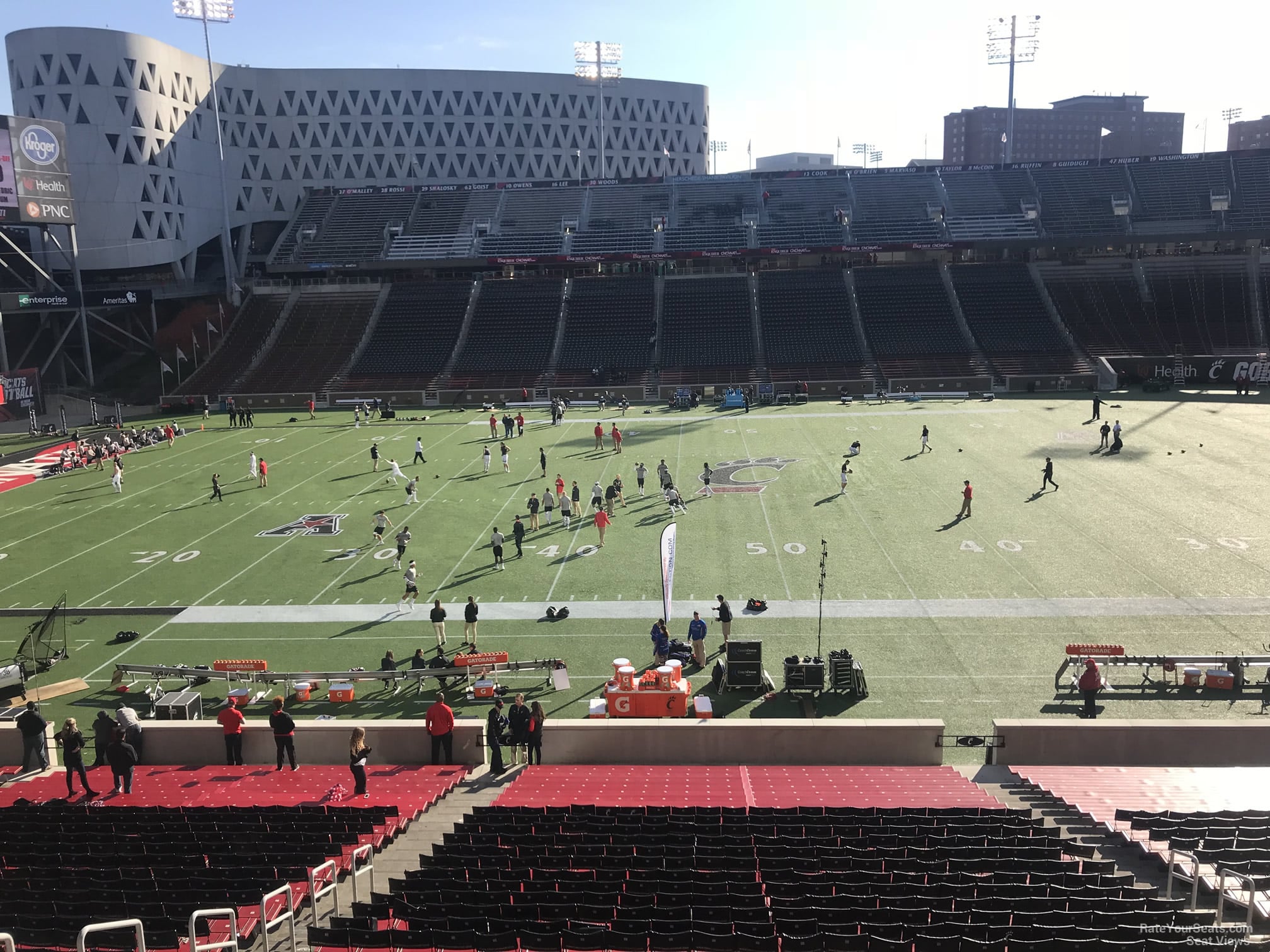 section 122, row 37 seat view  - nippert stadium