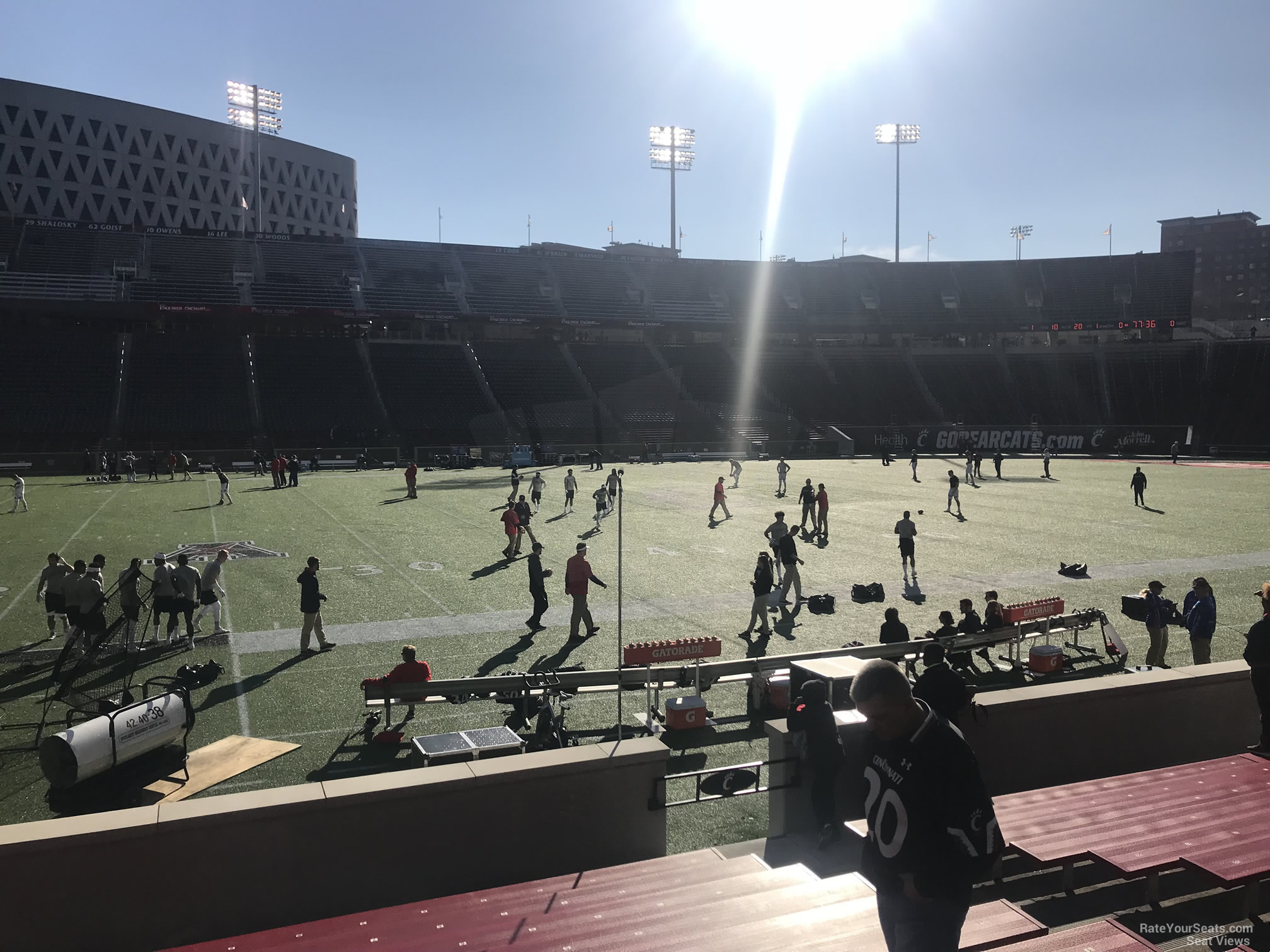 section 124, row 15 seat view  - nippert stadium