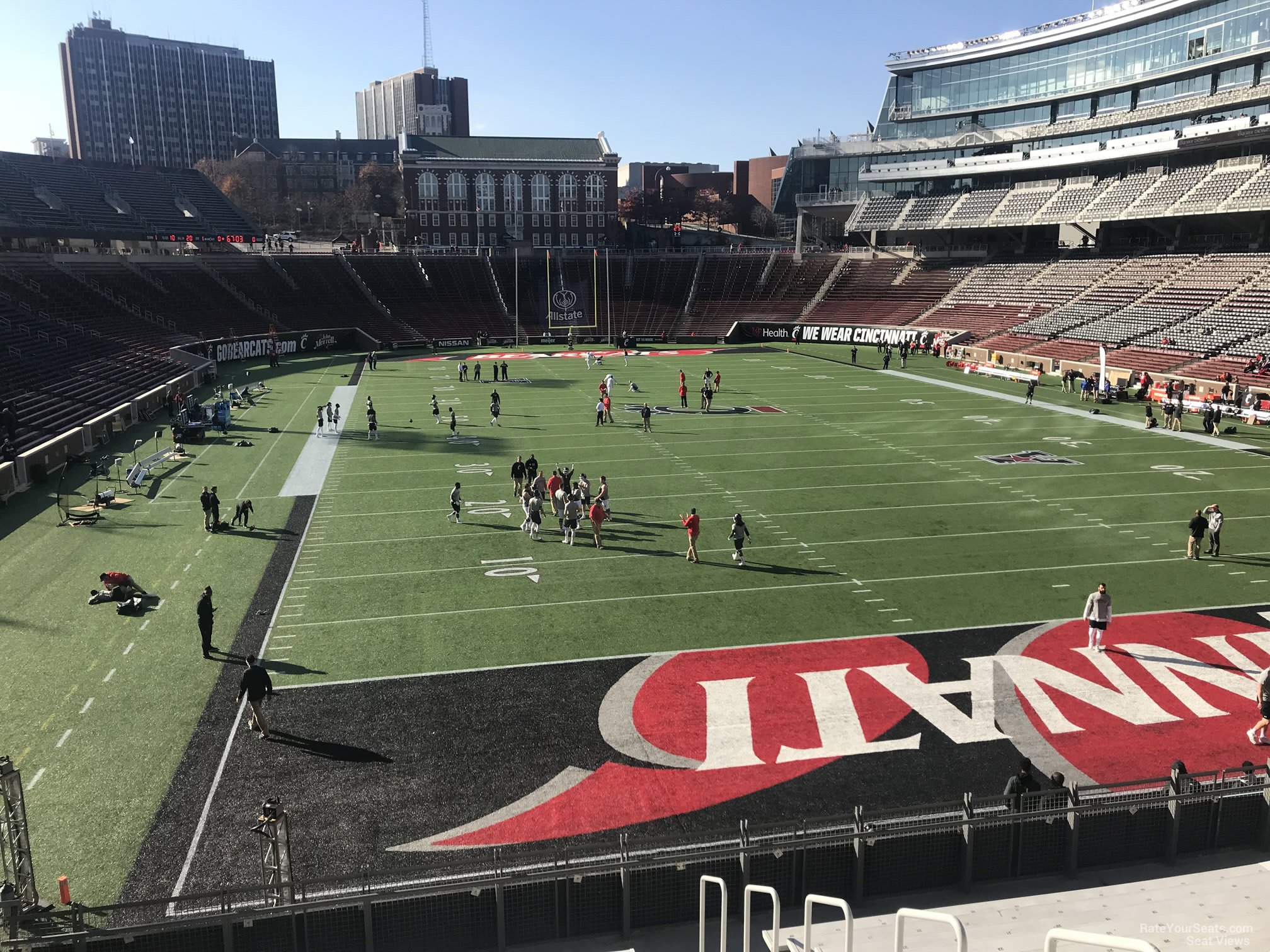 section 135, row 15 seat view  - nippert stadium