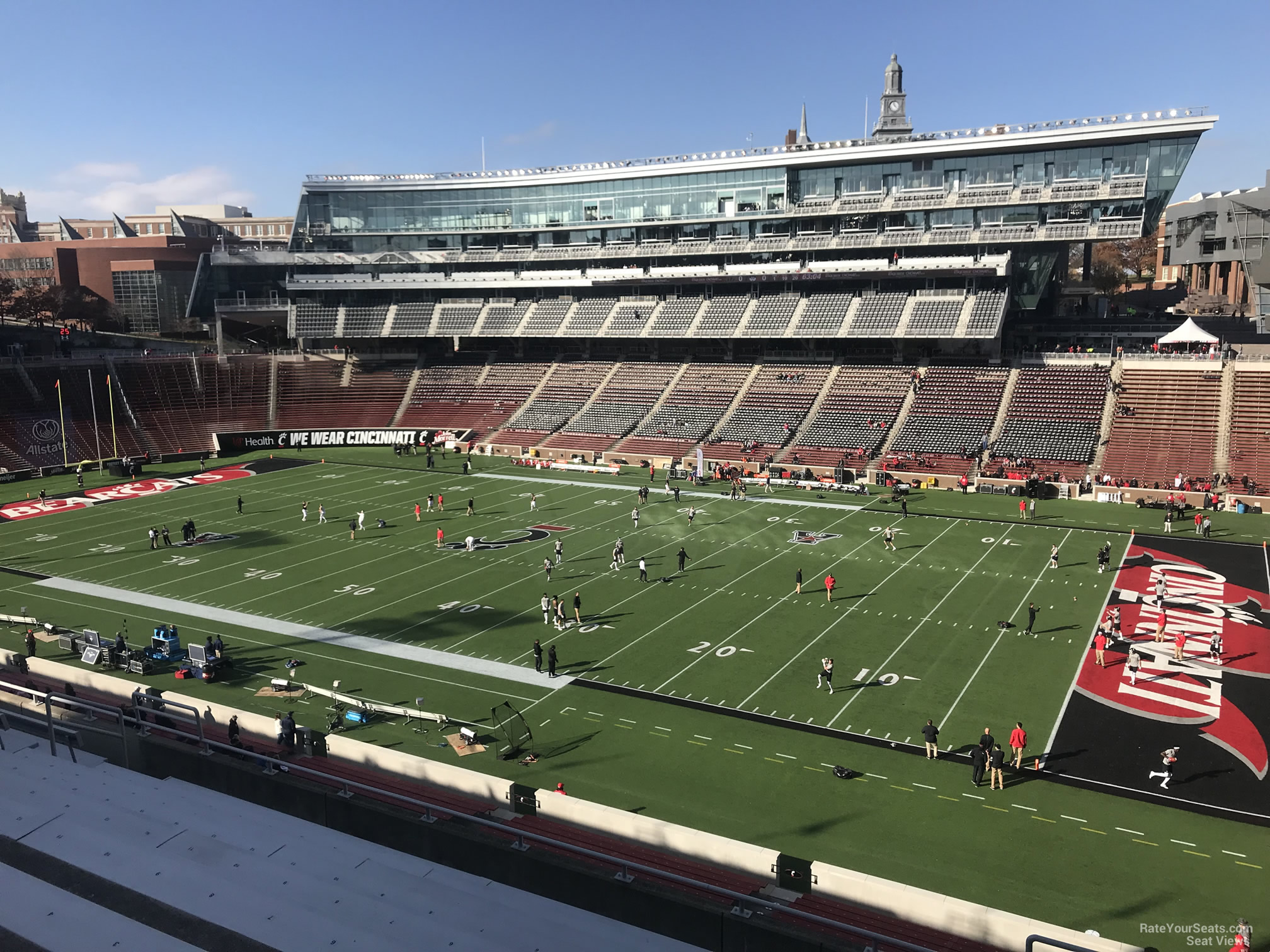 section 202, row 12 seat view  - nippert stadium