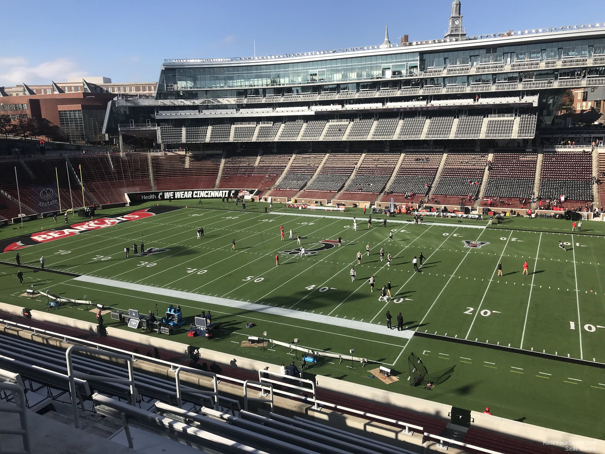 section 203, row 12 seat view  - nippert stadium