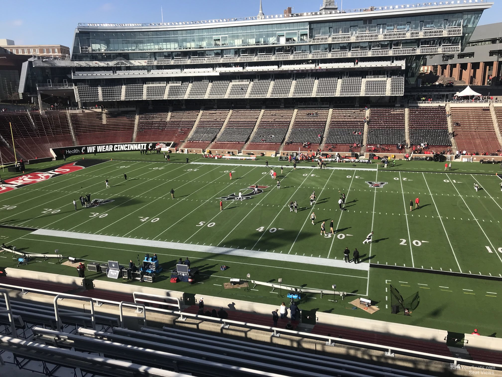 section 204, row 12 seat view  - nippert stadium