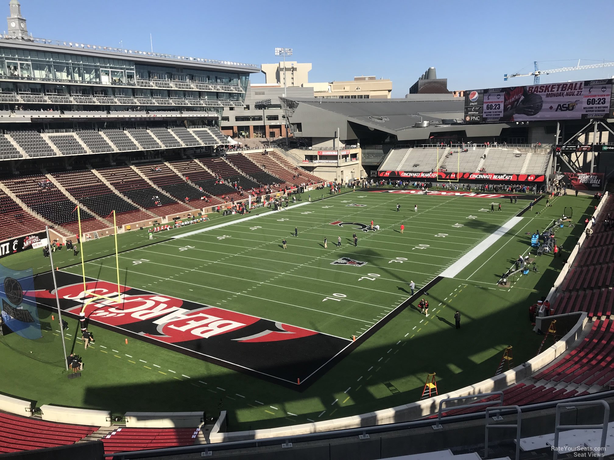 section 215, row 12 seat view  - nippert stadium