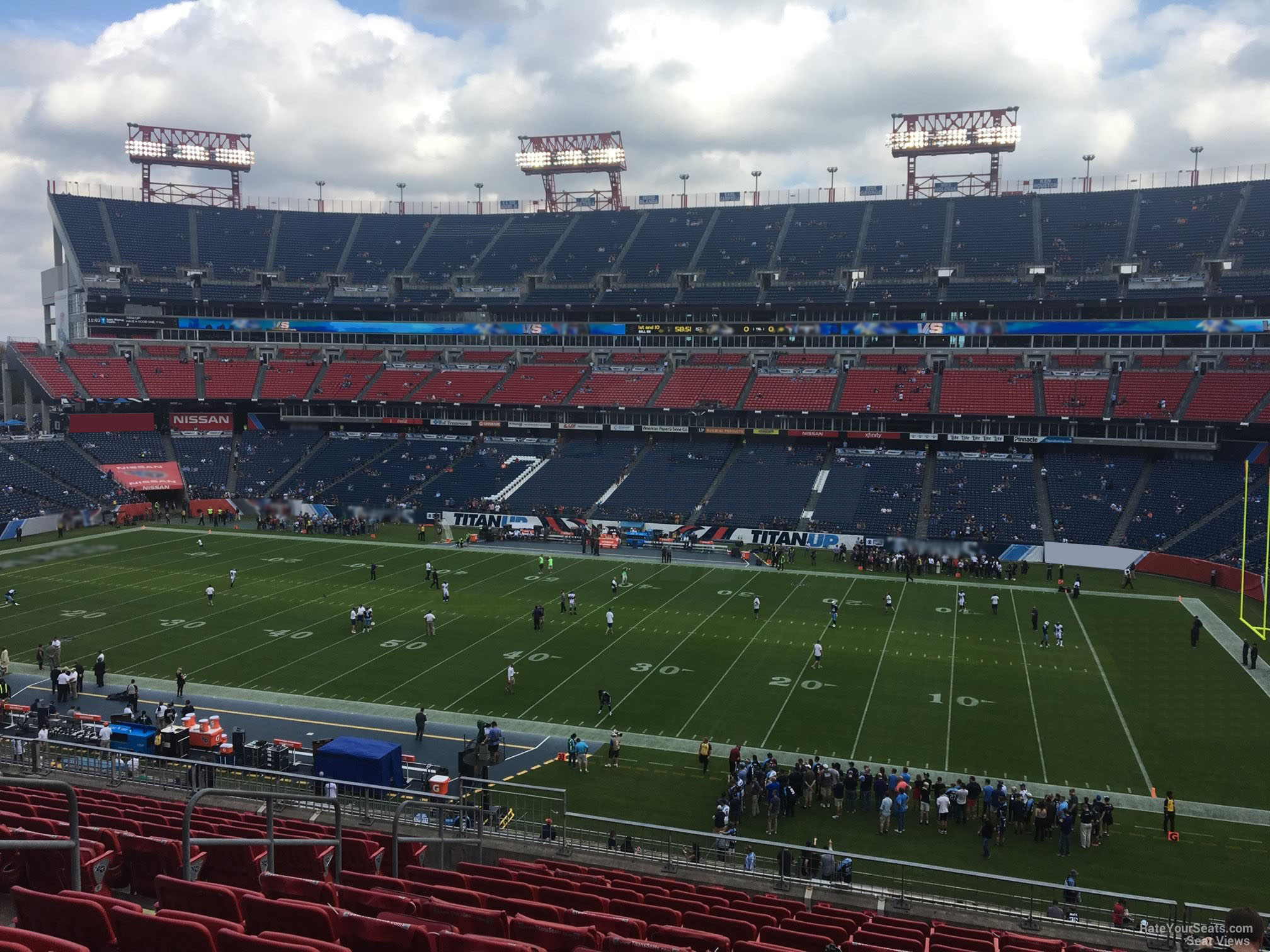 view from my seat nissan stadium