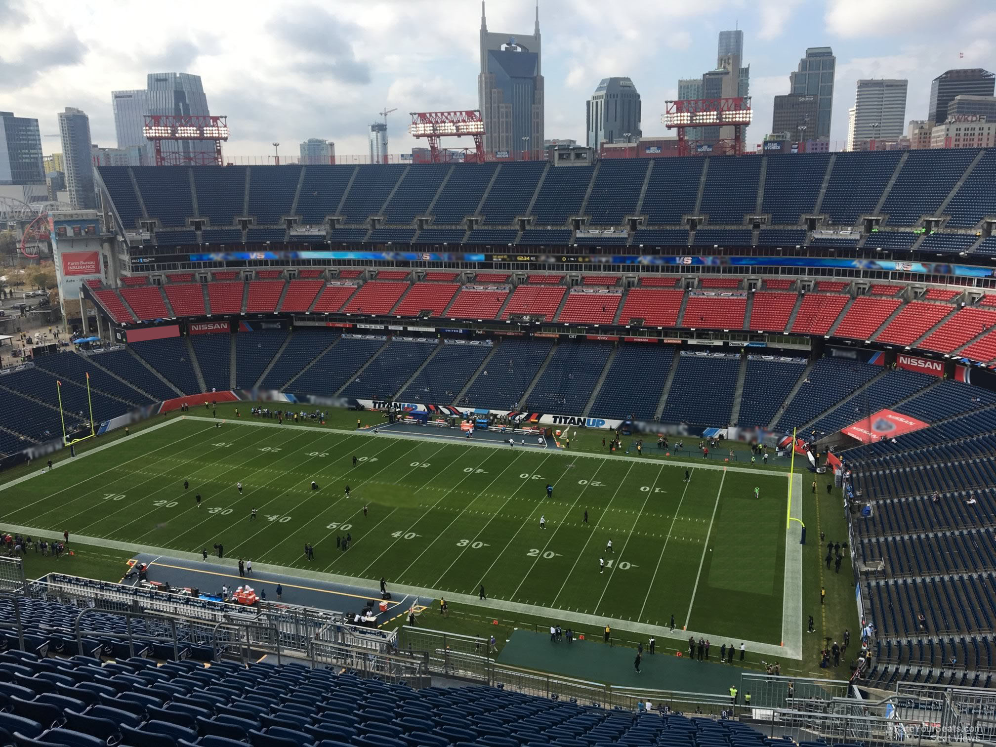 Section 308 at Nissan Stadium 