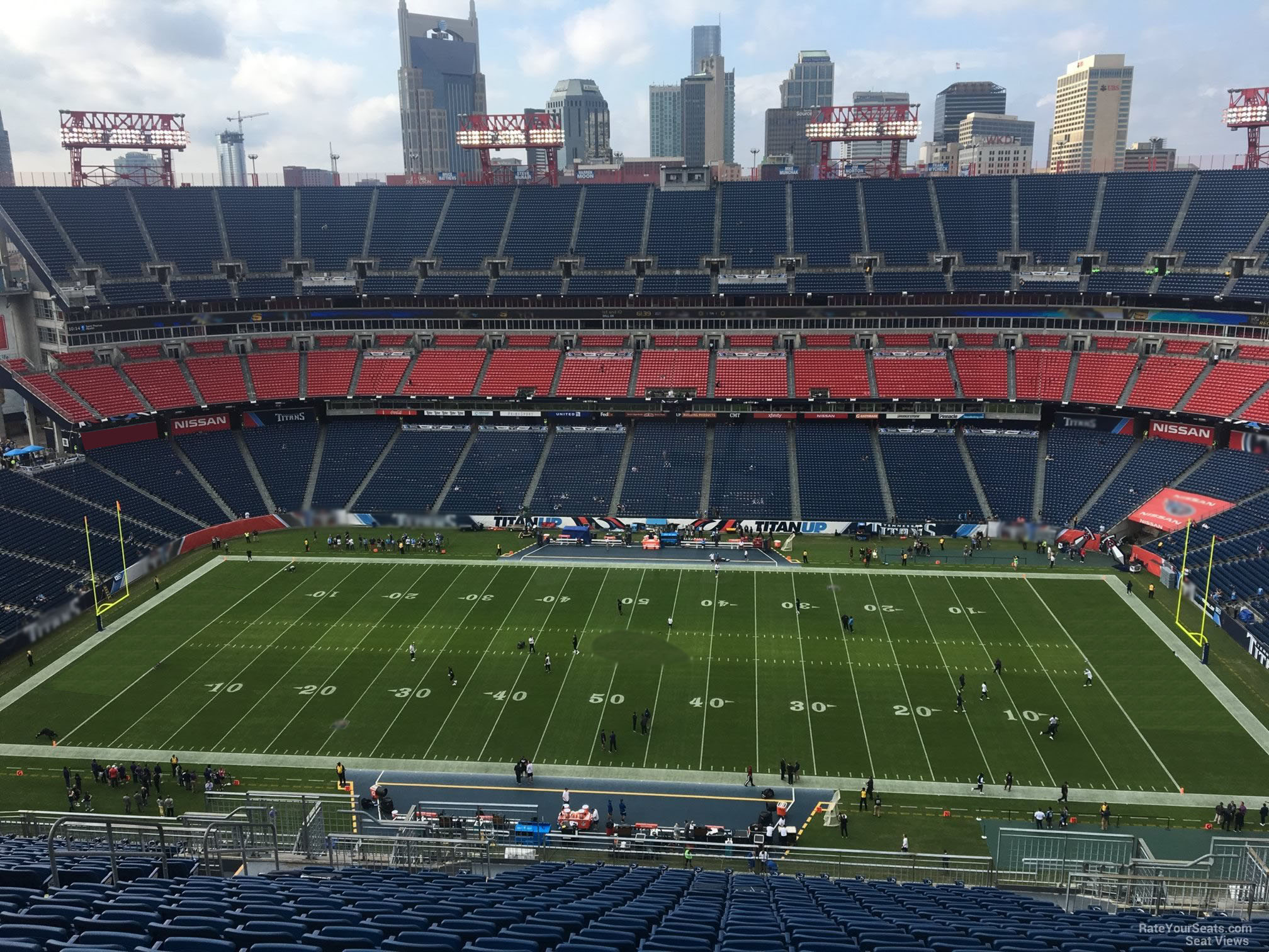 nissan stadium a view from my seat