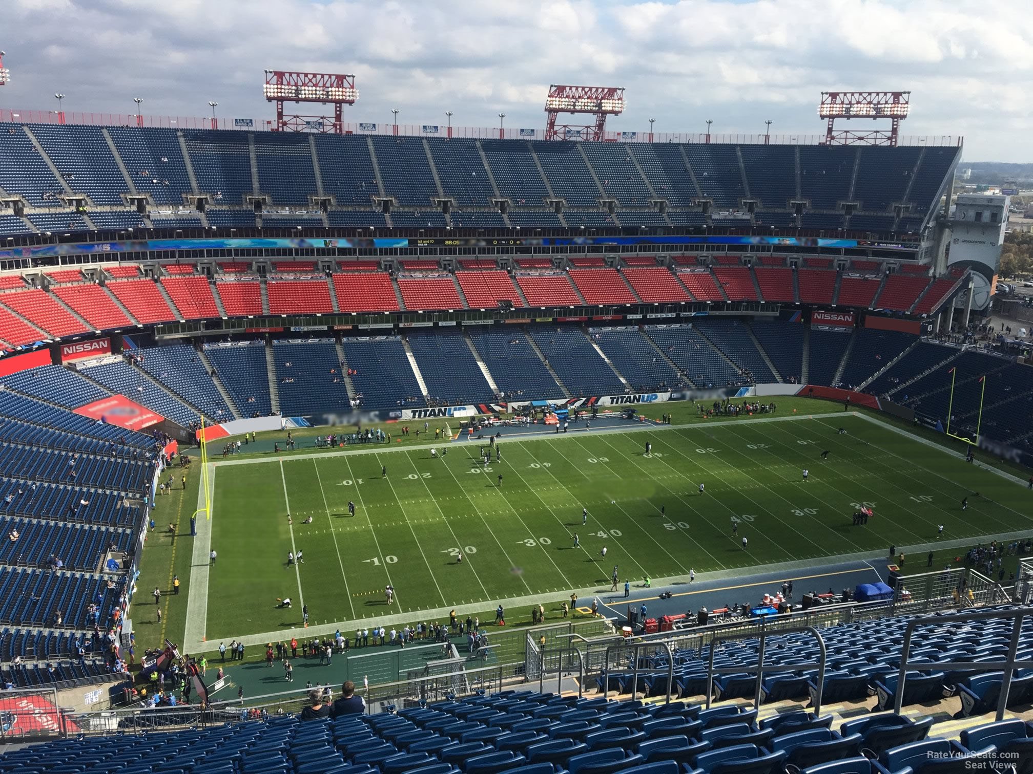 view from my seat nissan stadium