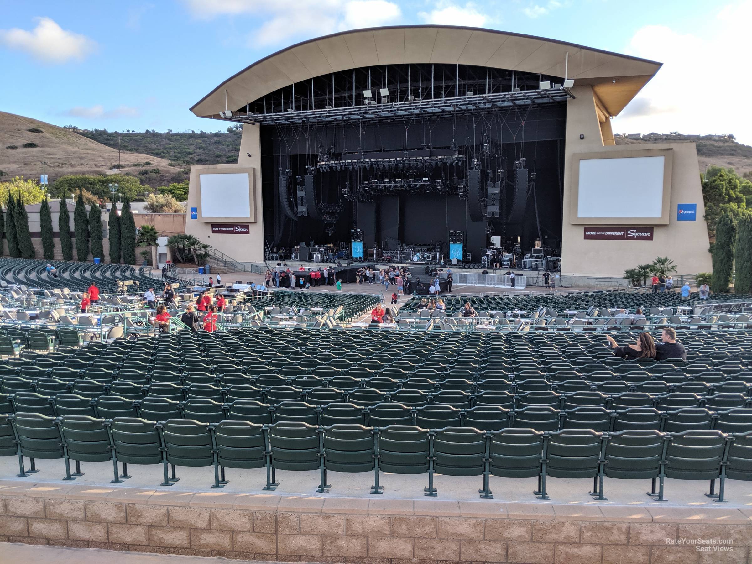 Chula Vista Amphitheater Seating Chart With Seat Numbers