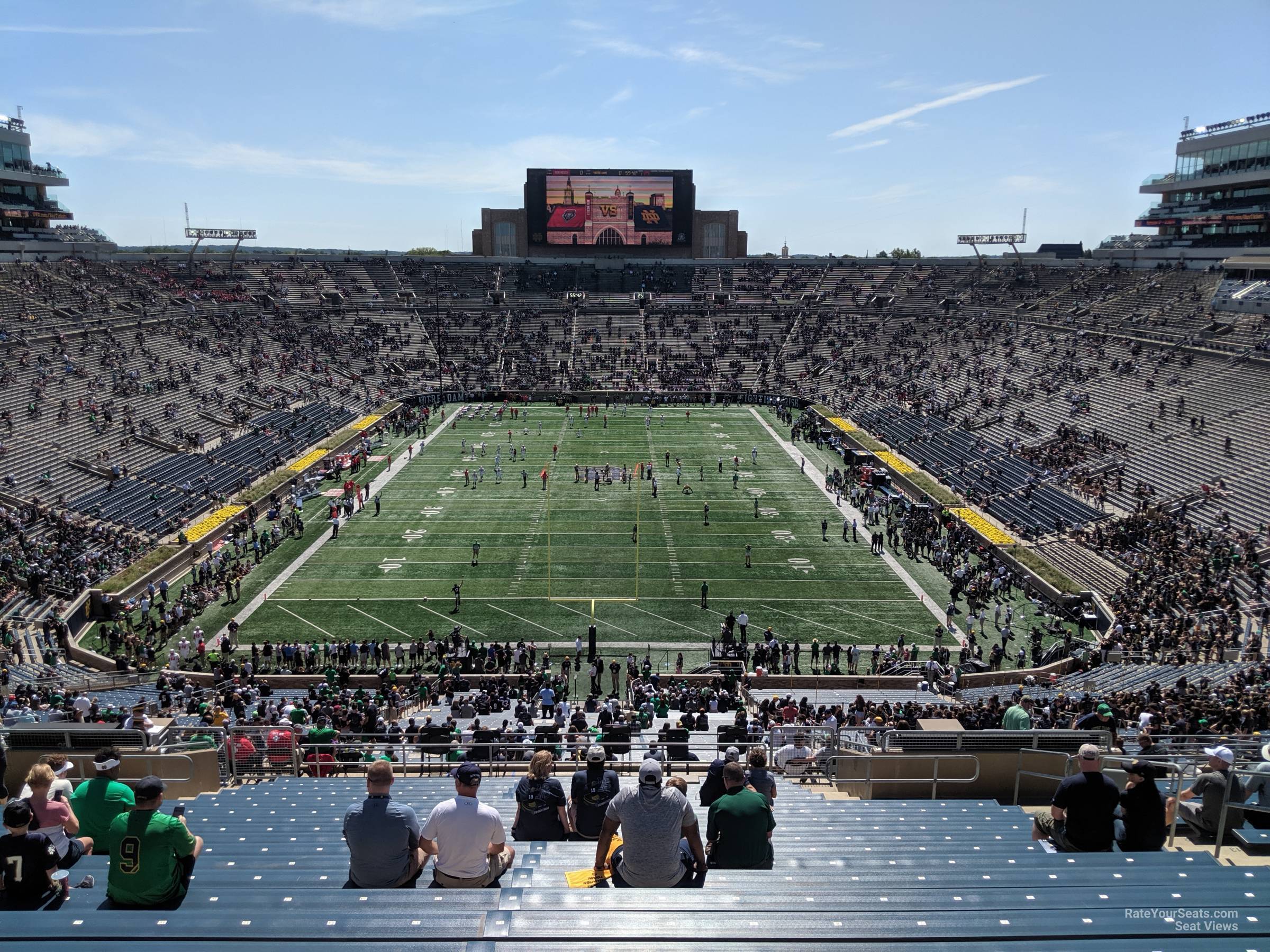 section 101, row 26 seat view  - notre dame stadium