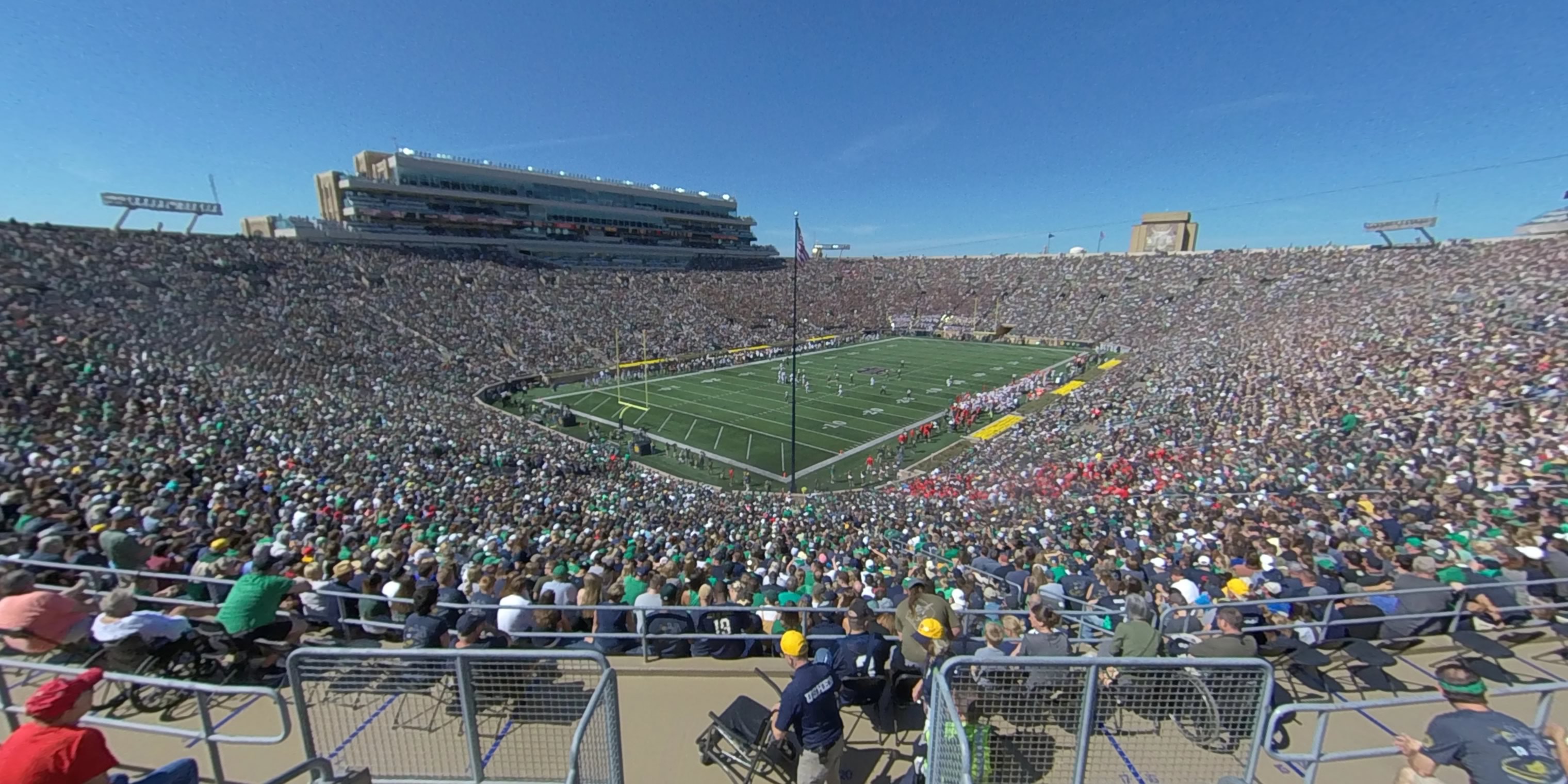 Section 116 at Notre Dame Stadium