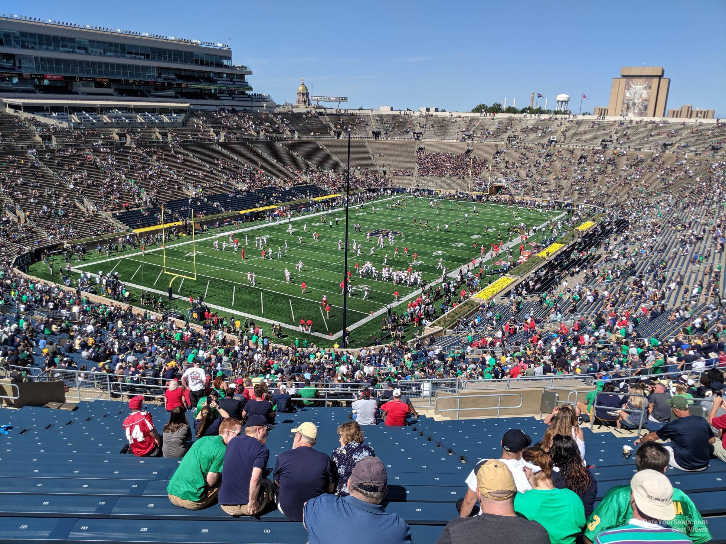section 116, row 26 seat view  - notre dame stadium