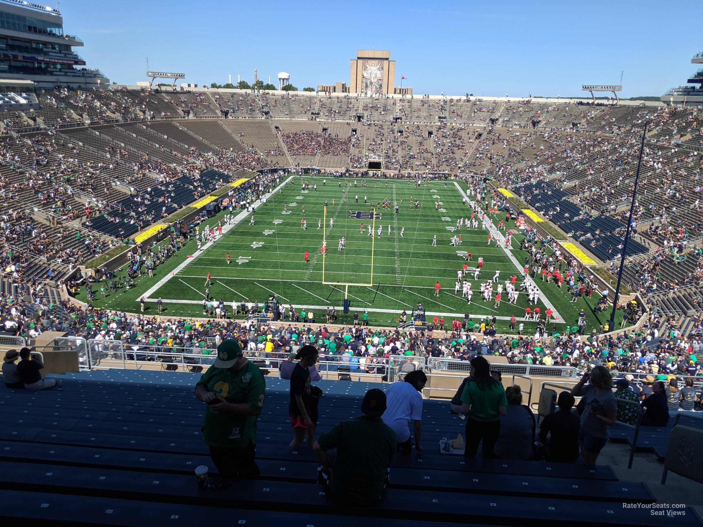 section 119, row 26 seat view  - notre dame stadium