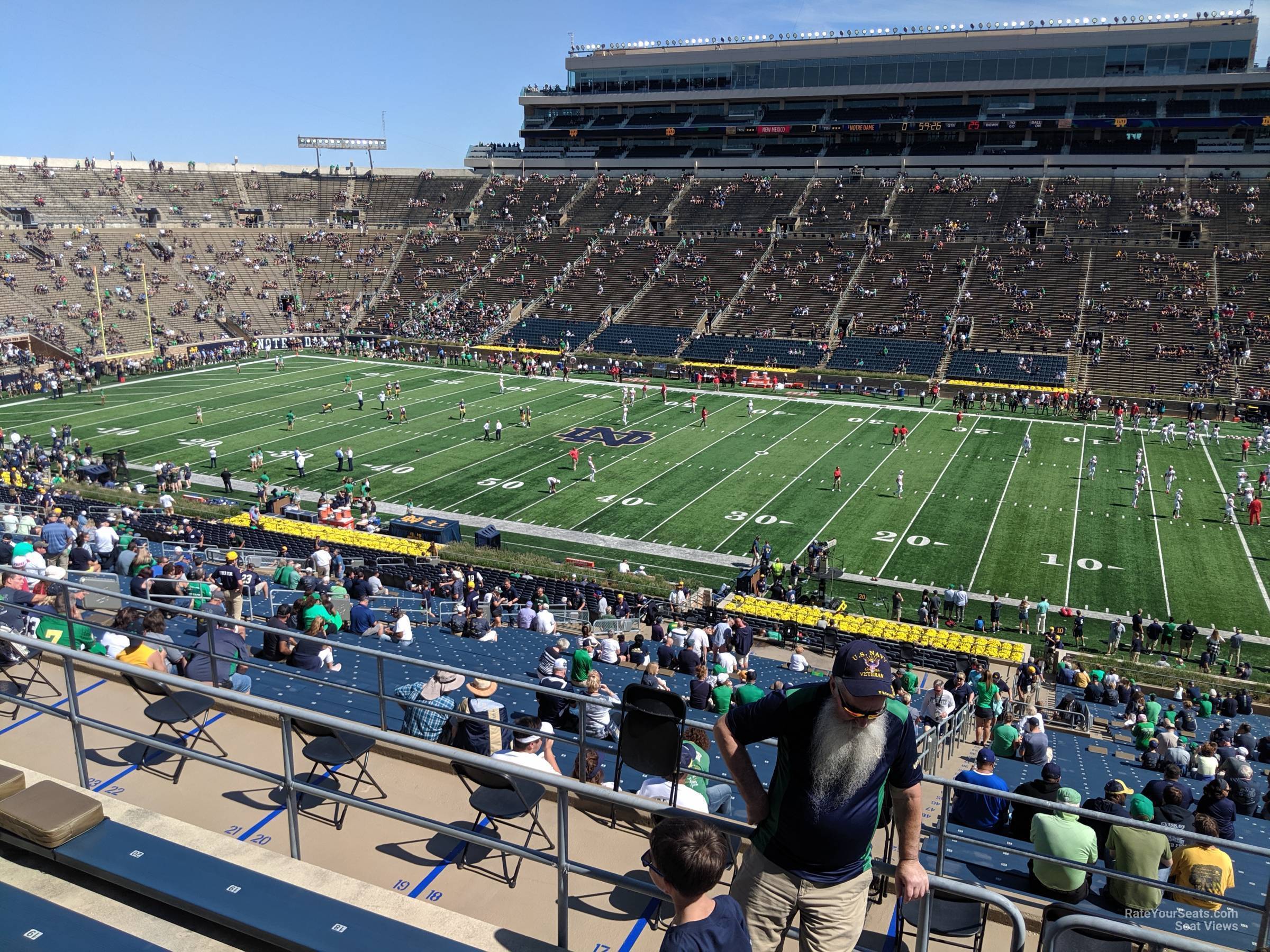 Notre Dame Stadium Seating Chart With Seat Numbers