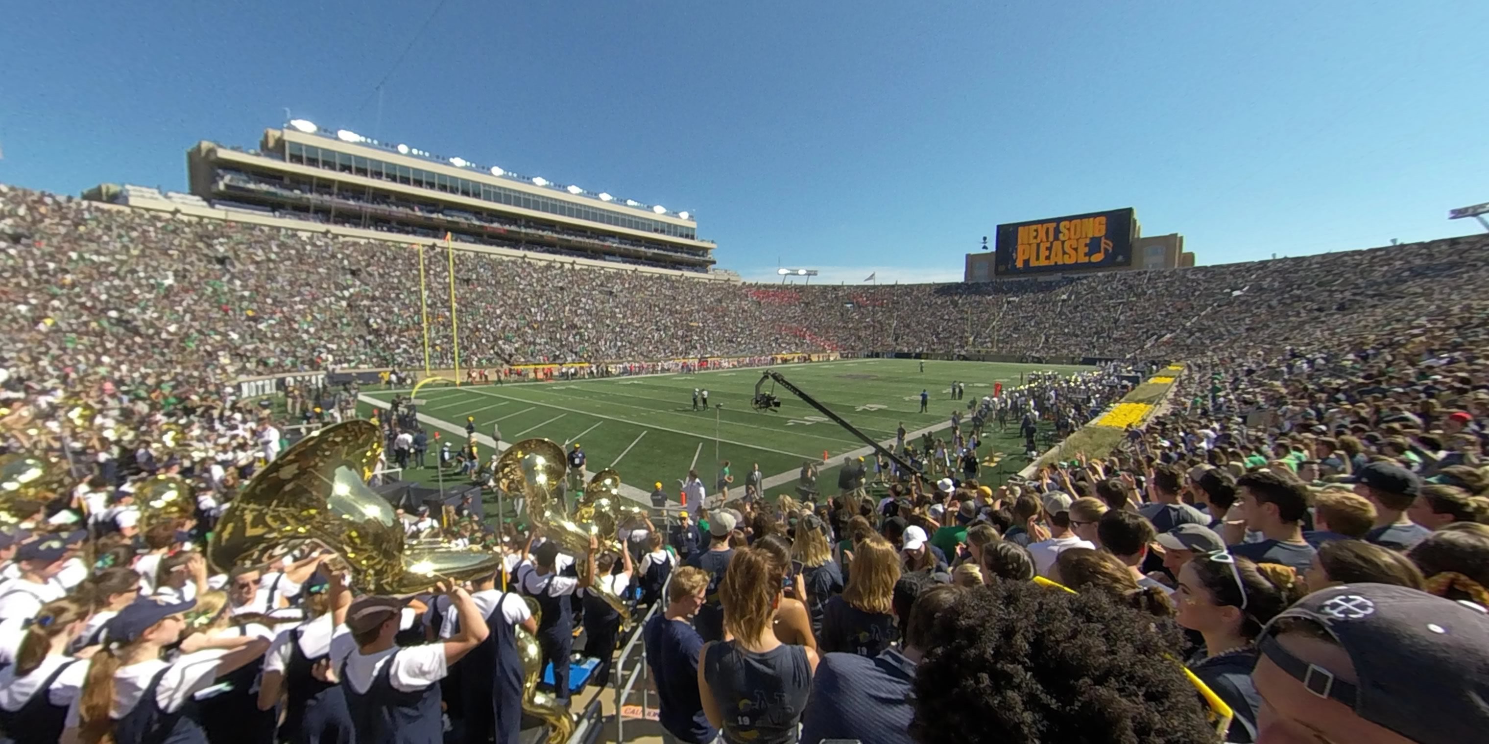 section 33 panoramic seat view  - notre dame stadium