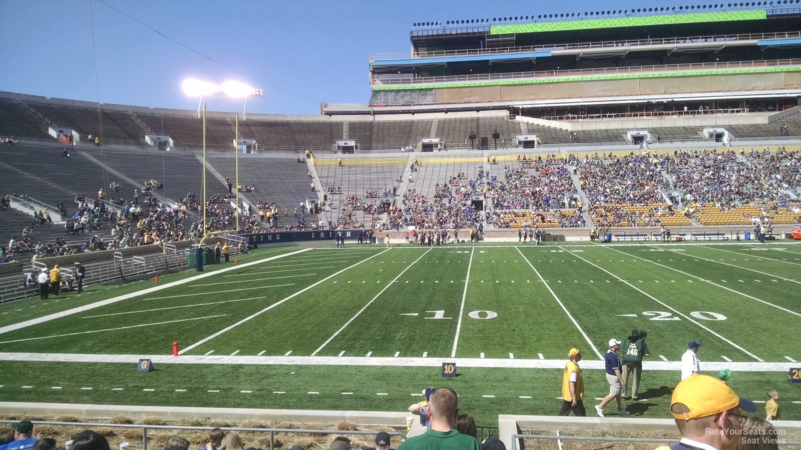 Notre Dame Football Seating Chart With Rows