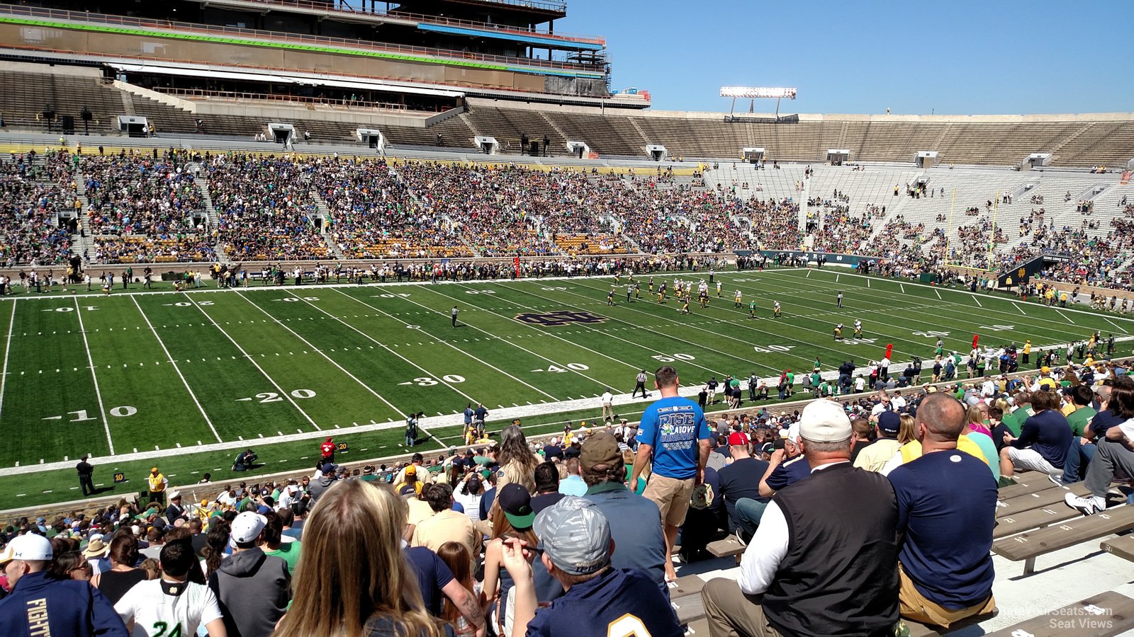 Notre Dame Football Seating Chart With Rows