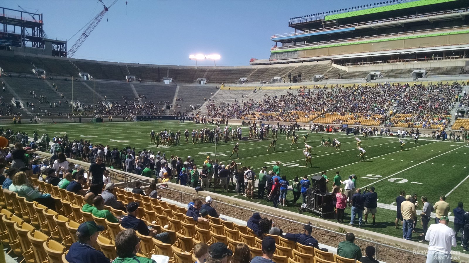 Notre Dame Stadium Football Seating Chart