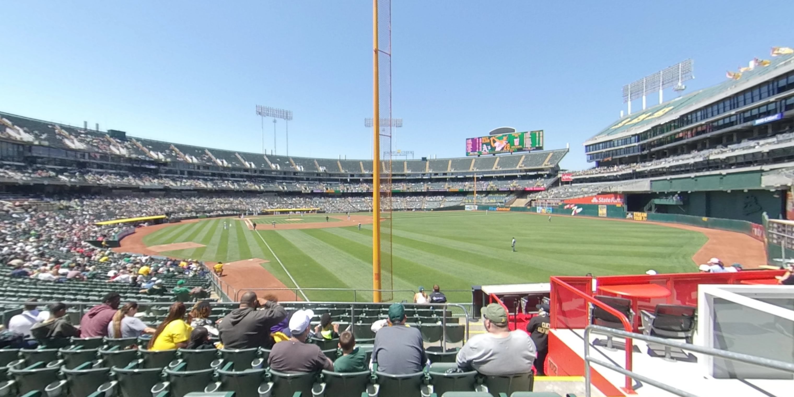 section 102 panoramic seat view  - ringcentral coliseum