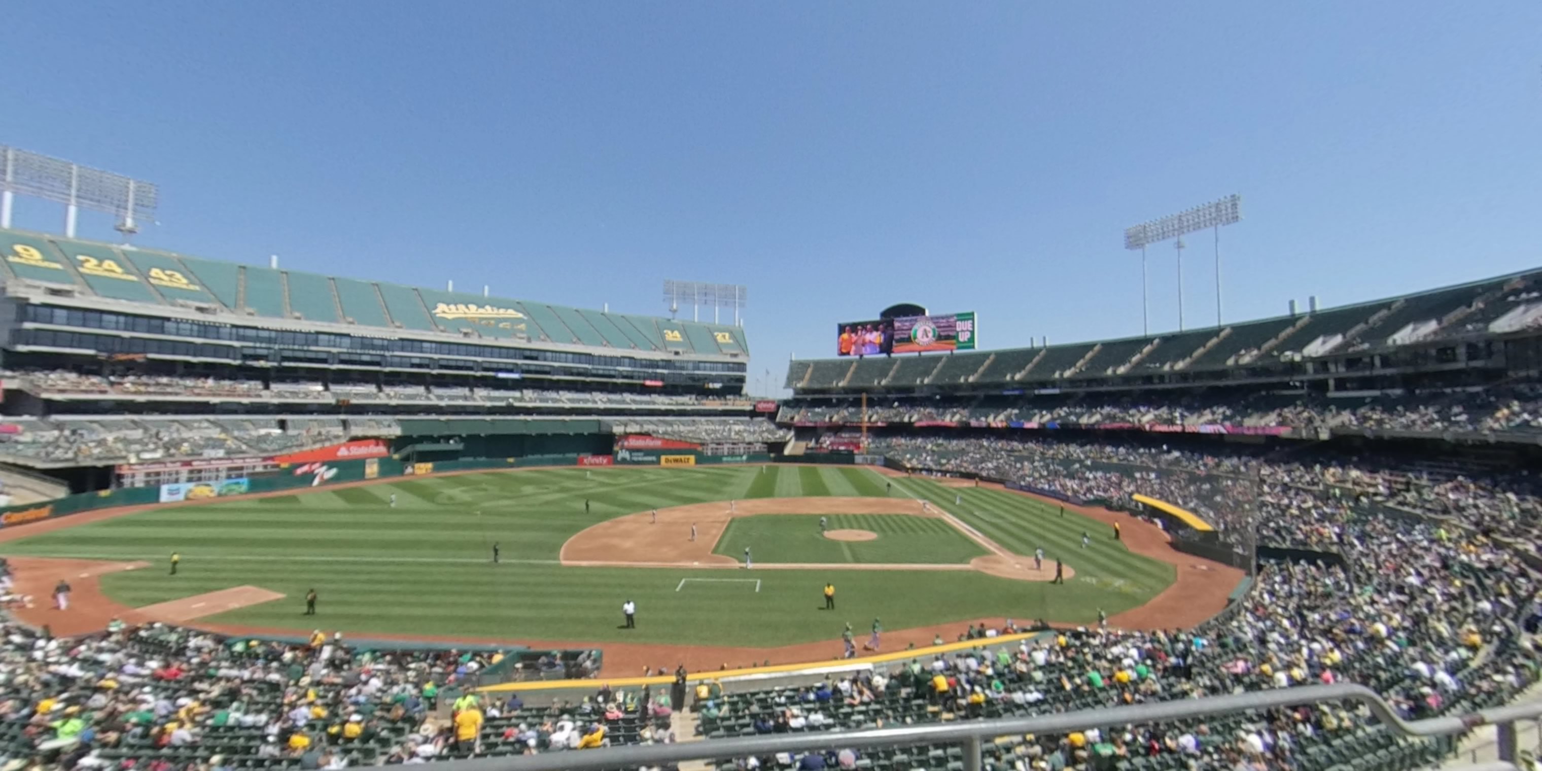 section 222 panoramic seat view  - ringcentral coliseum